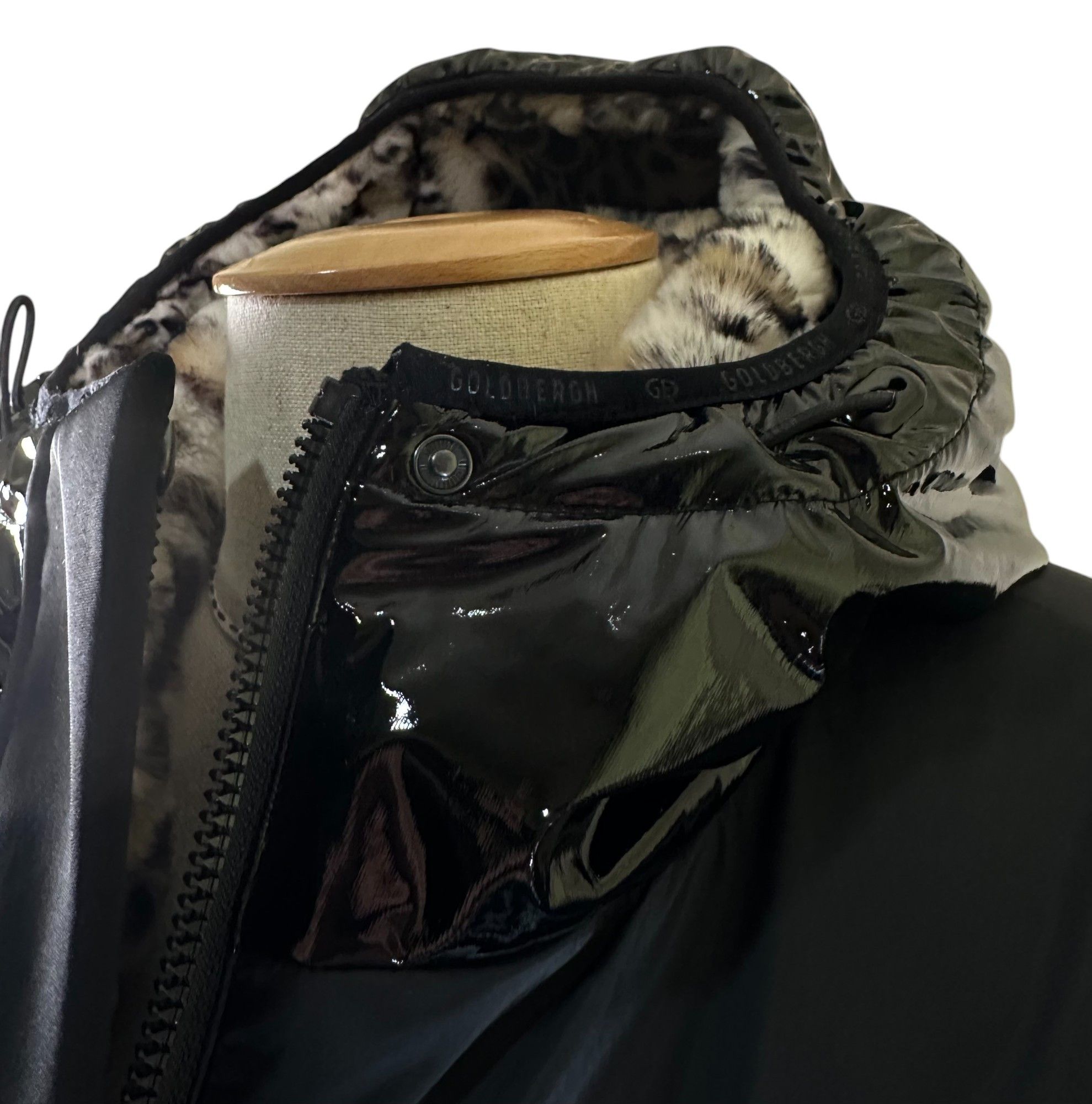 Goldbergh Double Face Sunna Jacket Black/Leopard print Size L / US 10 / IT 46 - 8 Thumbnail