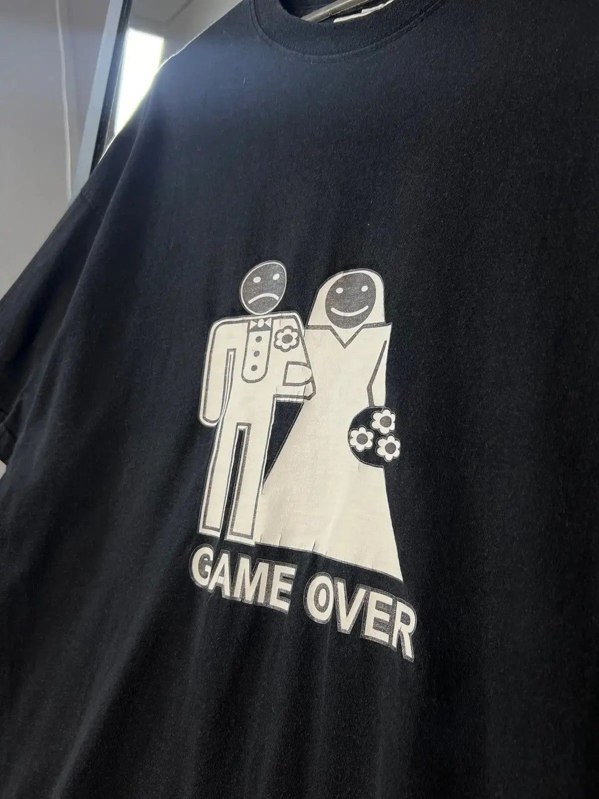 Japanese Brand × Vintage Vintage Y2K Porn Star Game Over Women’s and Men’s tee Rare Size US L / EU 52-54 / 3 - 9 Thumbnail