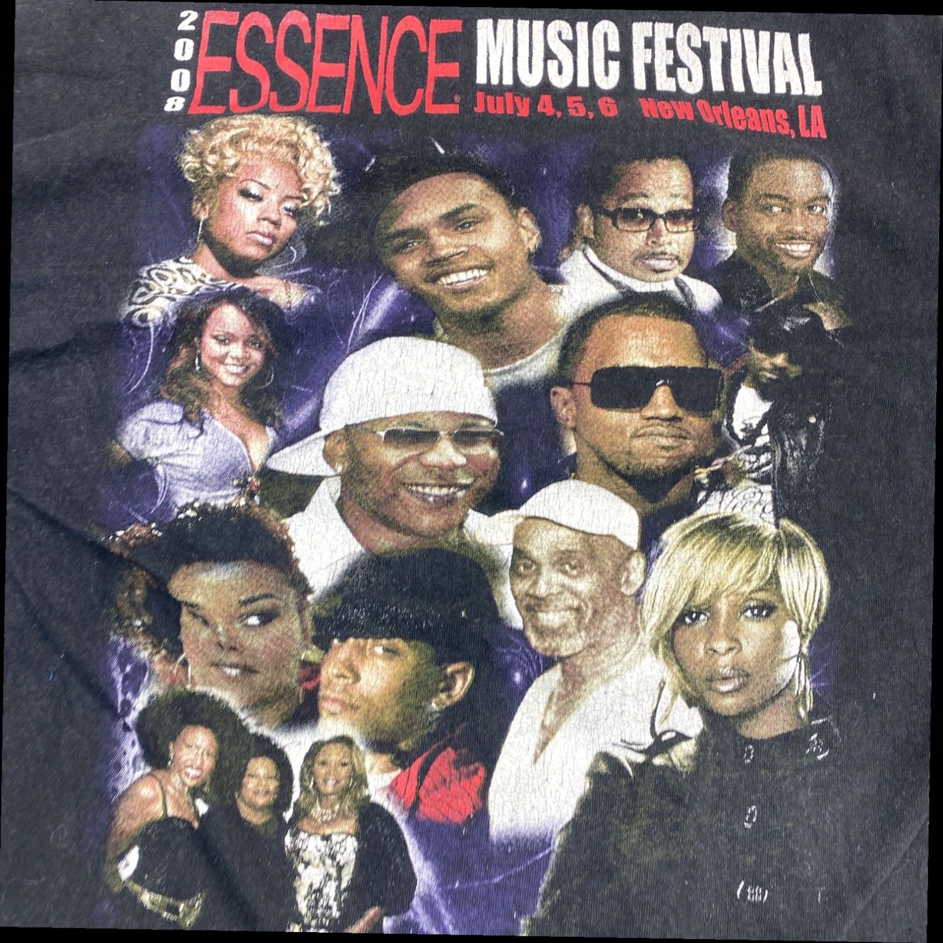 Doublet Essence Music Festival New Orleans 2008 Sz Med Men's Shirt Double Sided Print Size US M / EU 48-50 / 2 - 3 Thumbnail