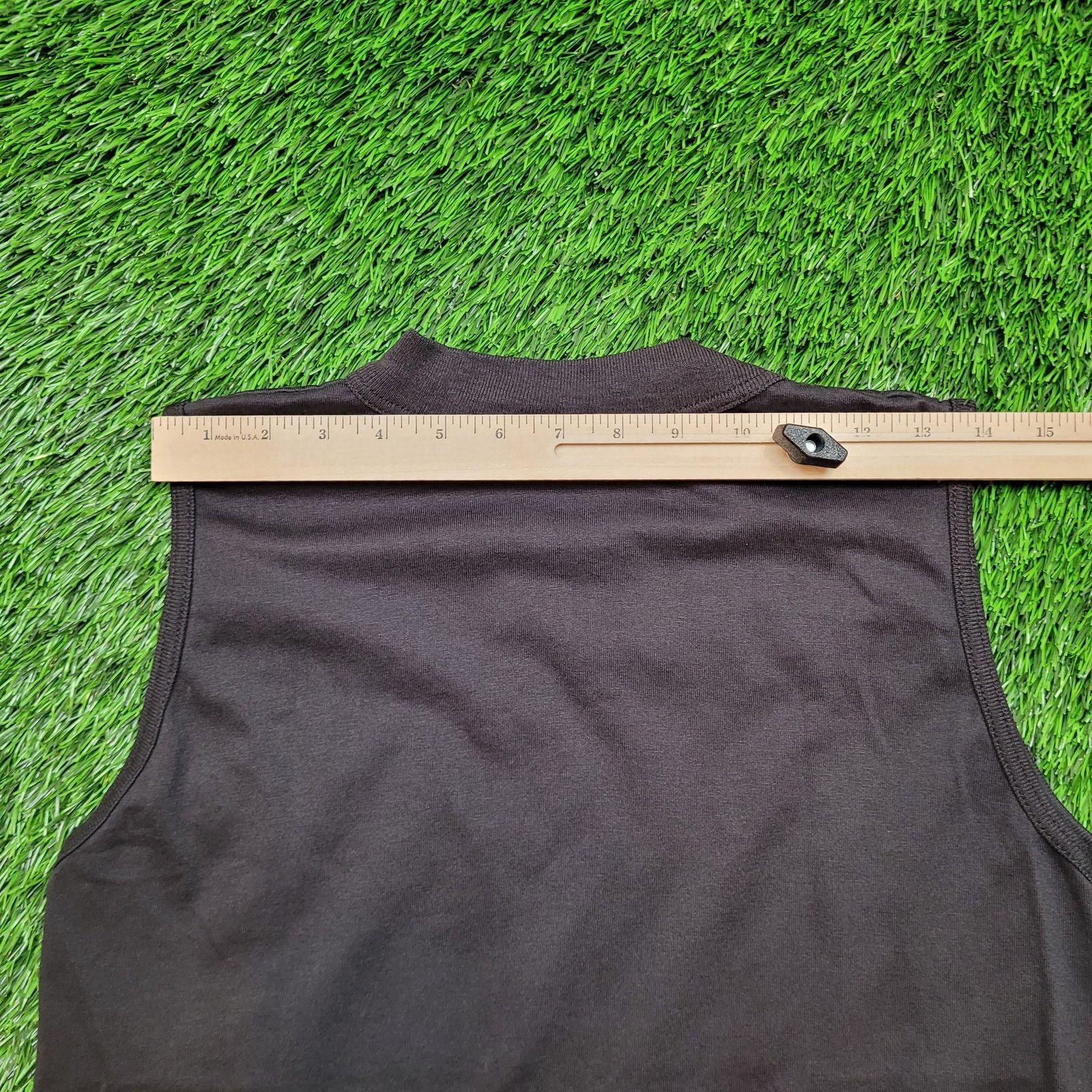 Vintage Vintage 90s Mock Neck Sleeveless Tee Women Small Blank Plain Size S / US 4 / IT 40 - 8 Thumbnail