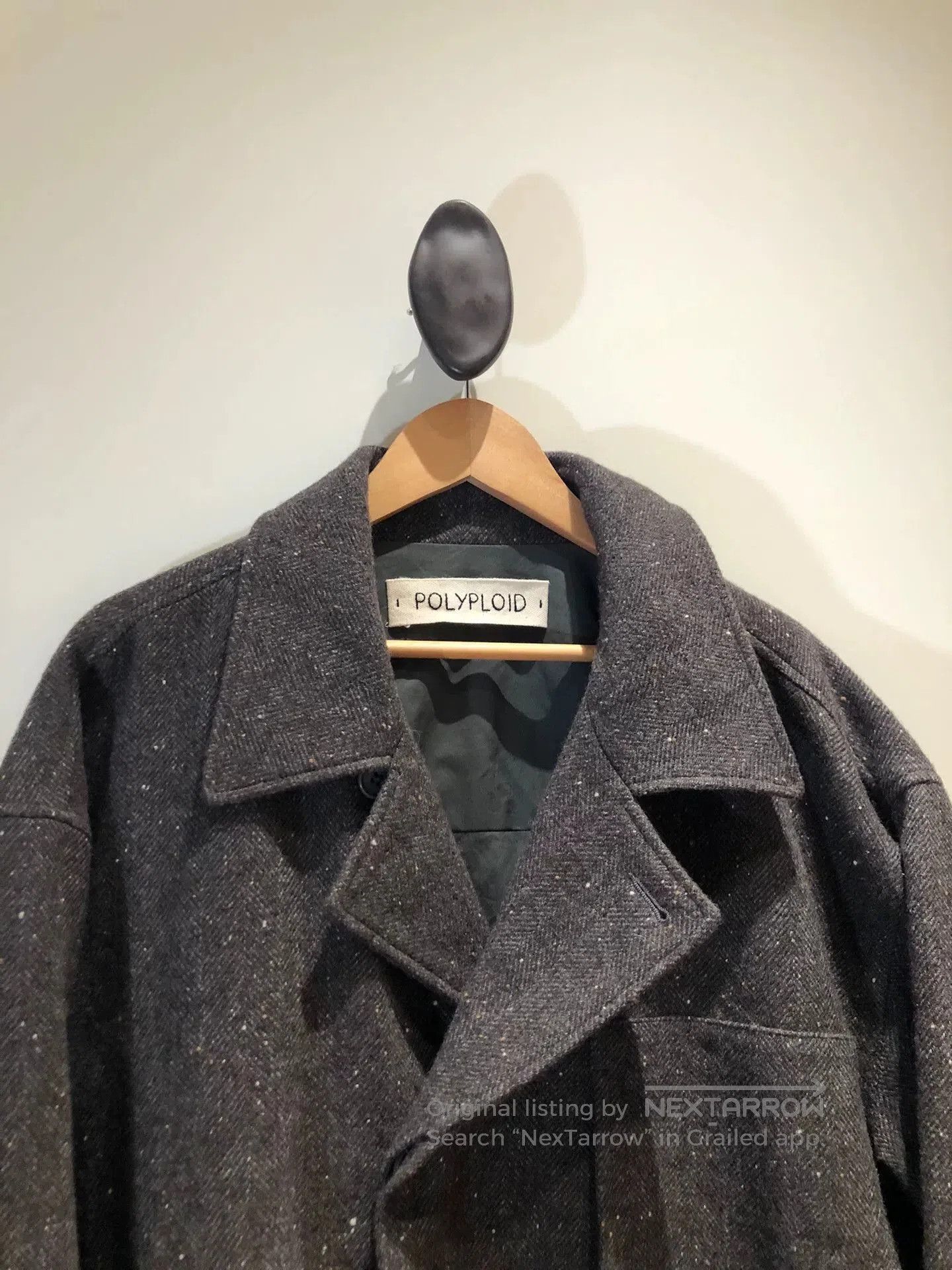 SAGE NATION Polyploid Tweed Short Trench Jacket. Size US L / EU 52-54 / 3 - 3 Thumbnail