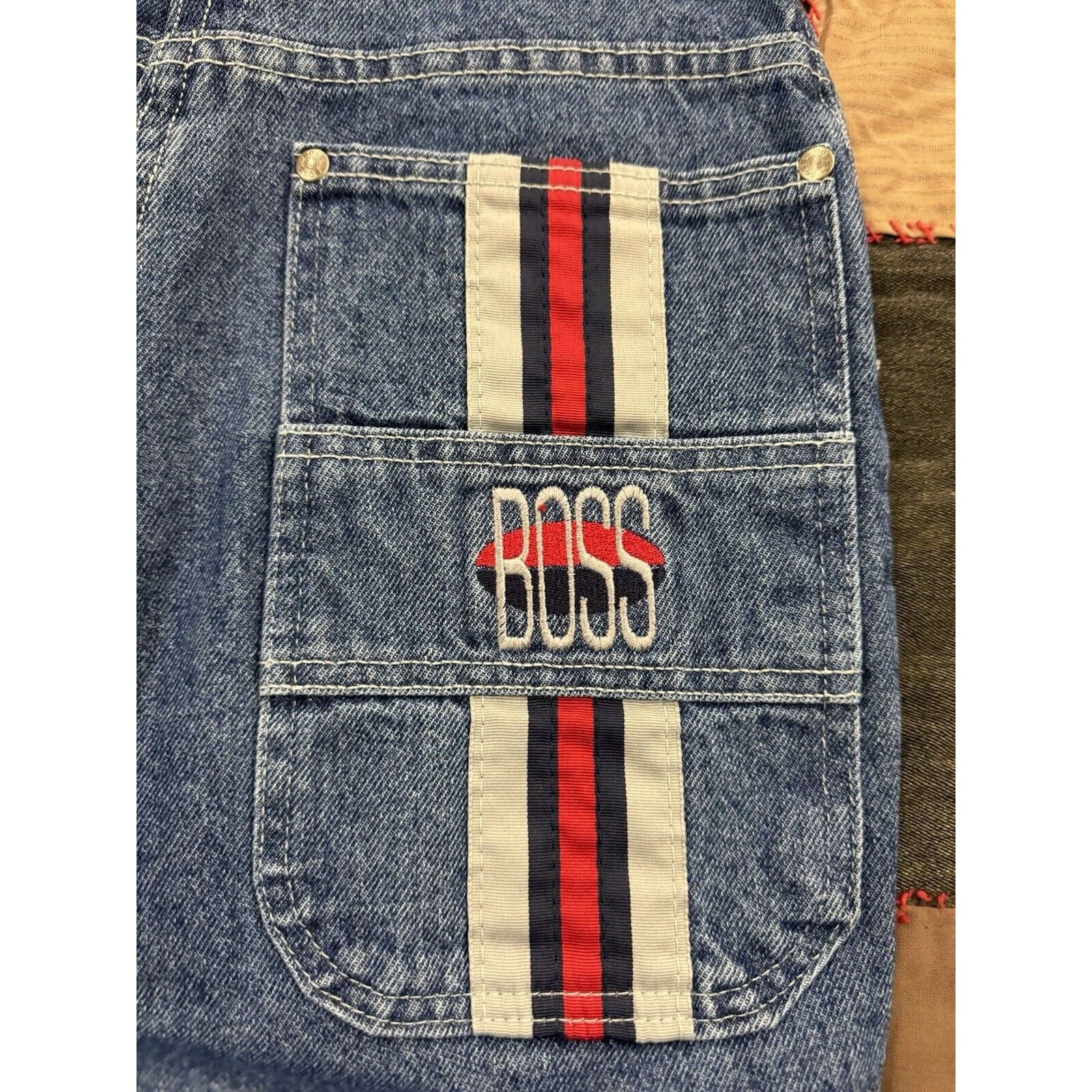 JNCO Deadstock 90s Baggy Skater Boss Jeans Men’s Size W28 X L30 Size US 28 / EU 44 - 4 Thumbnail