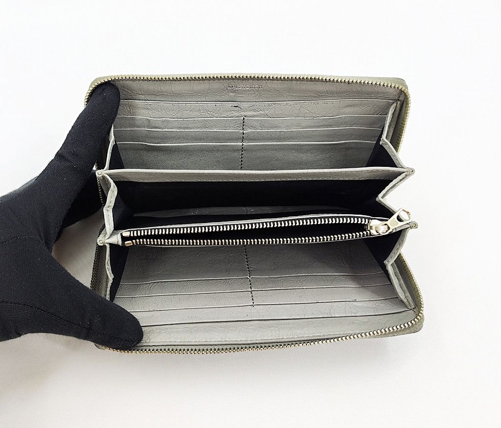 Balenciaga BALENCIAGA grey zip around long wallet set Size ONE SIZE - 3 Thumbnail