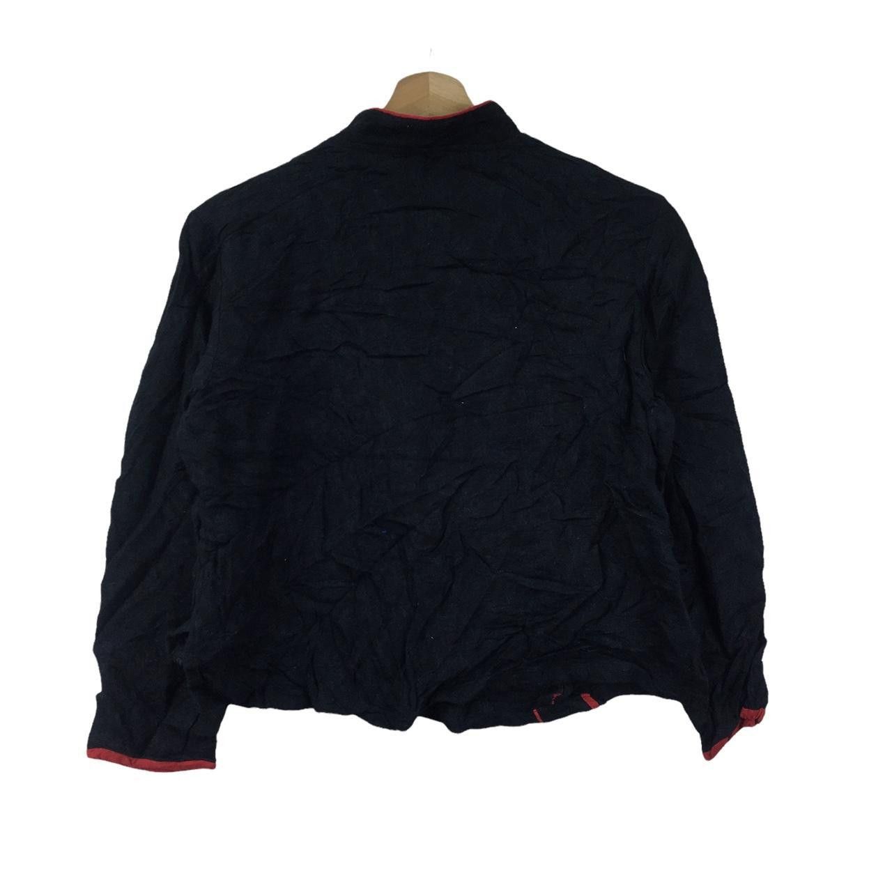 Vintage Vtg ART FLORAL EMBROIDERY Blouse Jacket Sport Coat Size S / US 4 / IT 40 - 4 Thumbnail
