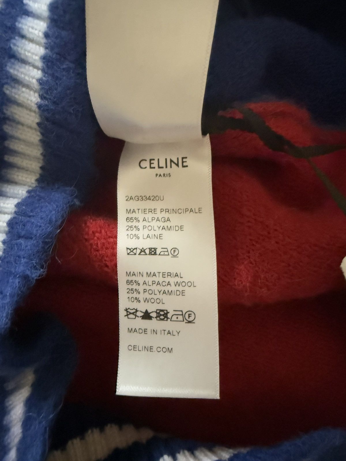 Celine $3.2k 🤑 SS23 Celine embellished sequin star cardigan alpaca Size US S / EU 44-46 / 1 - 22 Thumbnail
