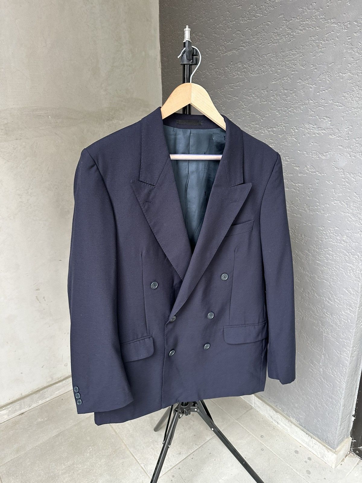 Yves Saint Laurent Yves Saint Laurent Blazer Double Breasted Size 48R - 2 Thumbnail
