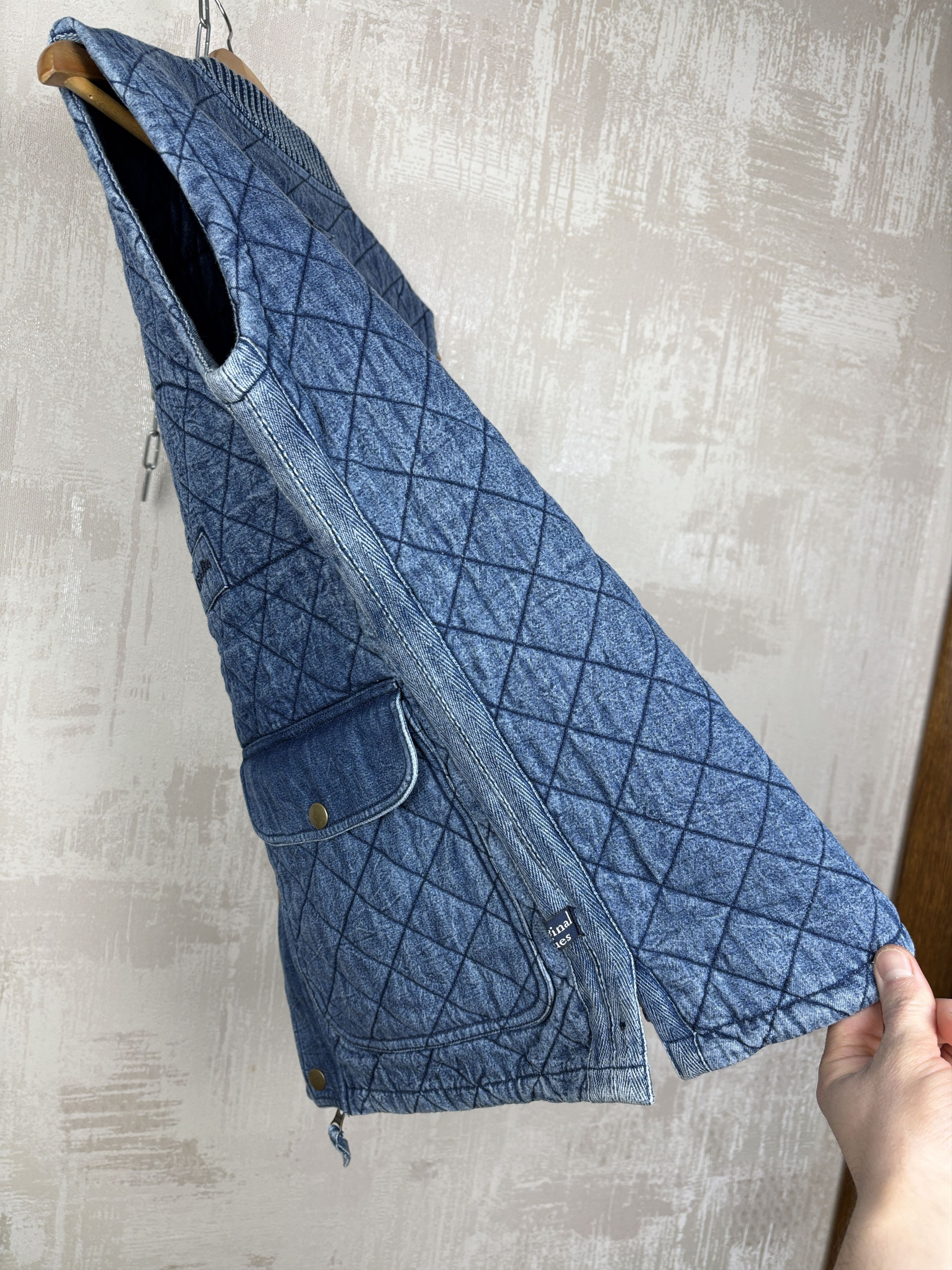 Other UK Original Blues Quilted Denim Vest Size US M / EU 48-50 / 2 - 21 Thumbnail