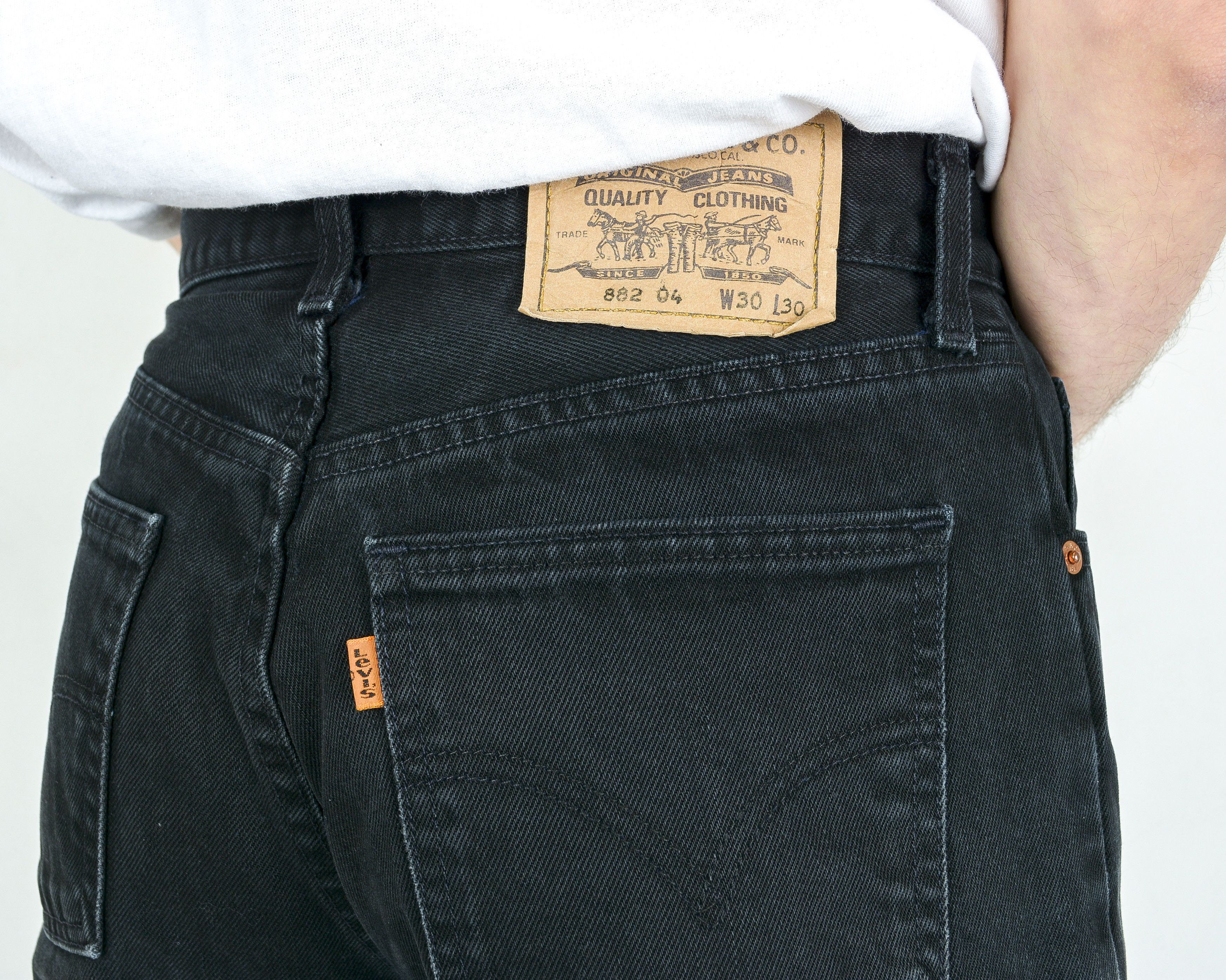 Levi's 882 04 Mens W30 L30 Regular Straight Orange Tab Jeans Denim Size US 30 / EU 46 - 5 Thumbnail