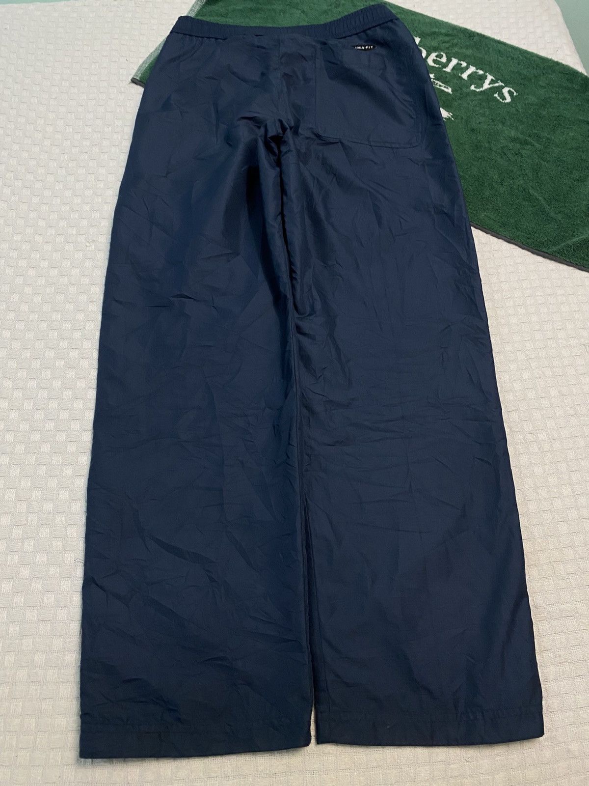 Carhartt Wip × Nike 💥 VINTAGE NIKE BAGGY ZIPPED 90S NYLON WIDE TRACK PANTS Y2K Size US 30 / EU 46 - 11 Thumbnail