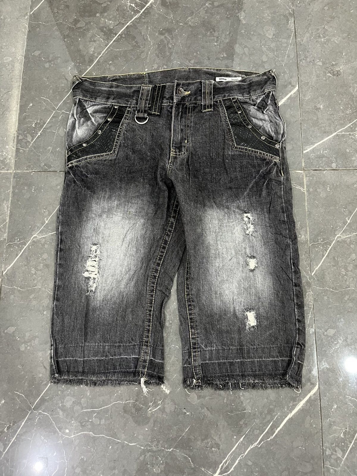 semanticdesign Semanticdesign archive short jeans Size US 33 - 1 Thumbnail