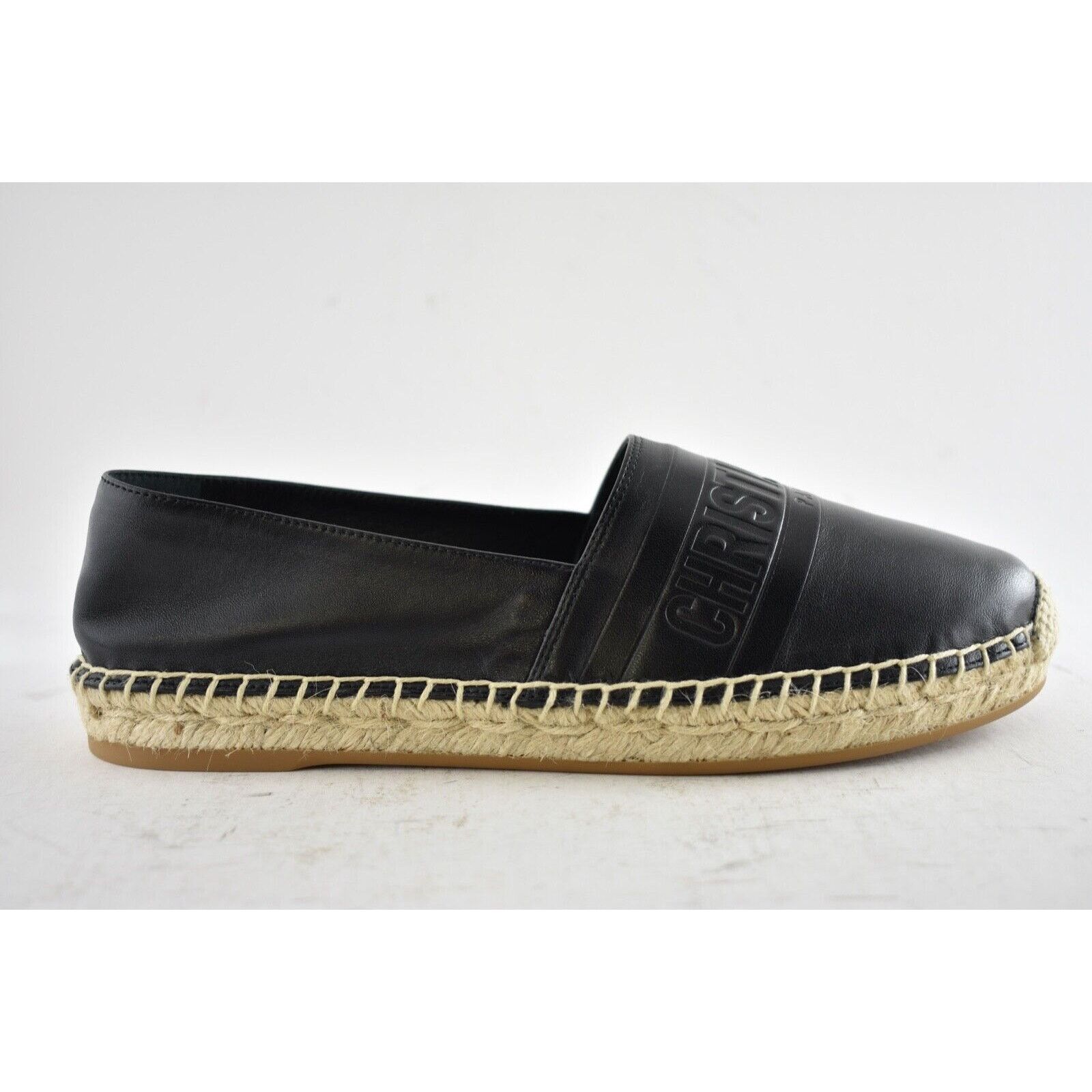 Dior Granville Lambskin Slip Embroidered Espadrille Flat 40 Size US 10 / IT 40 - 3 Thumbnail