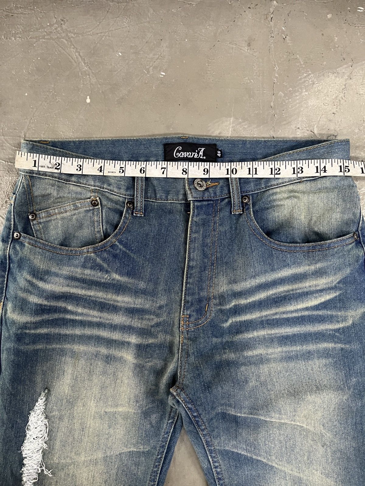 If Six Was Nine GRAIL CAVARI A MUD MAX WASHED DISTRESSED COTTON PANT Size US 30 / EU 46 - 7 Thumbnail