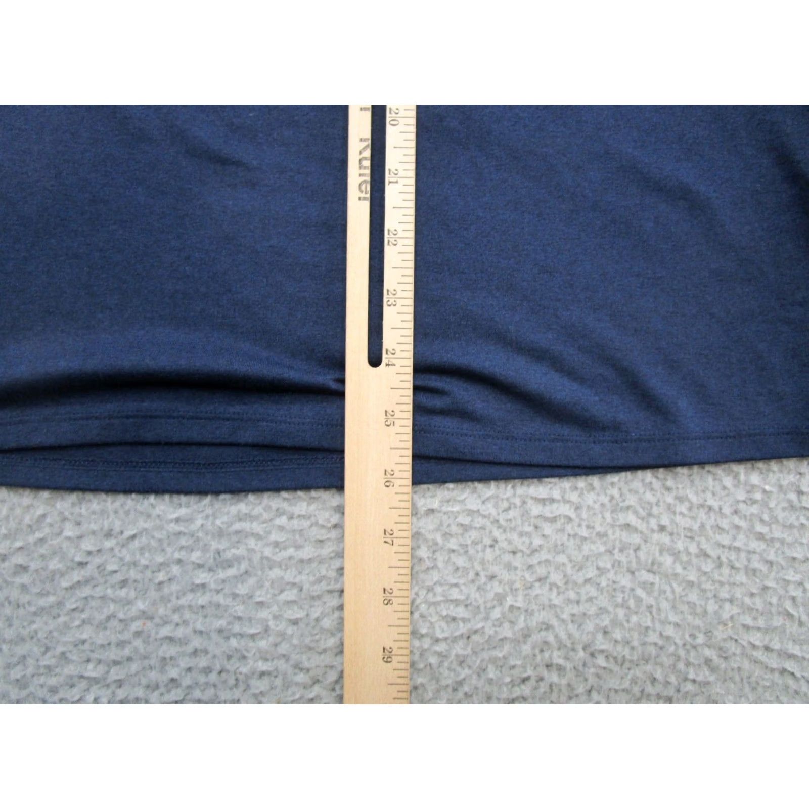 Nike Nike Milwaukee Brewers Dri-Fit V-Neck Short Sleeve Shirt Women L Blue MLB Size L / US 10 / IT 46 - 6 Thumbnail