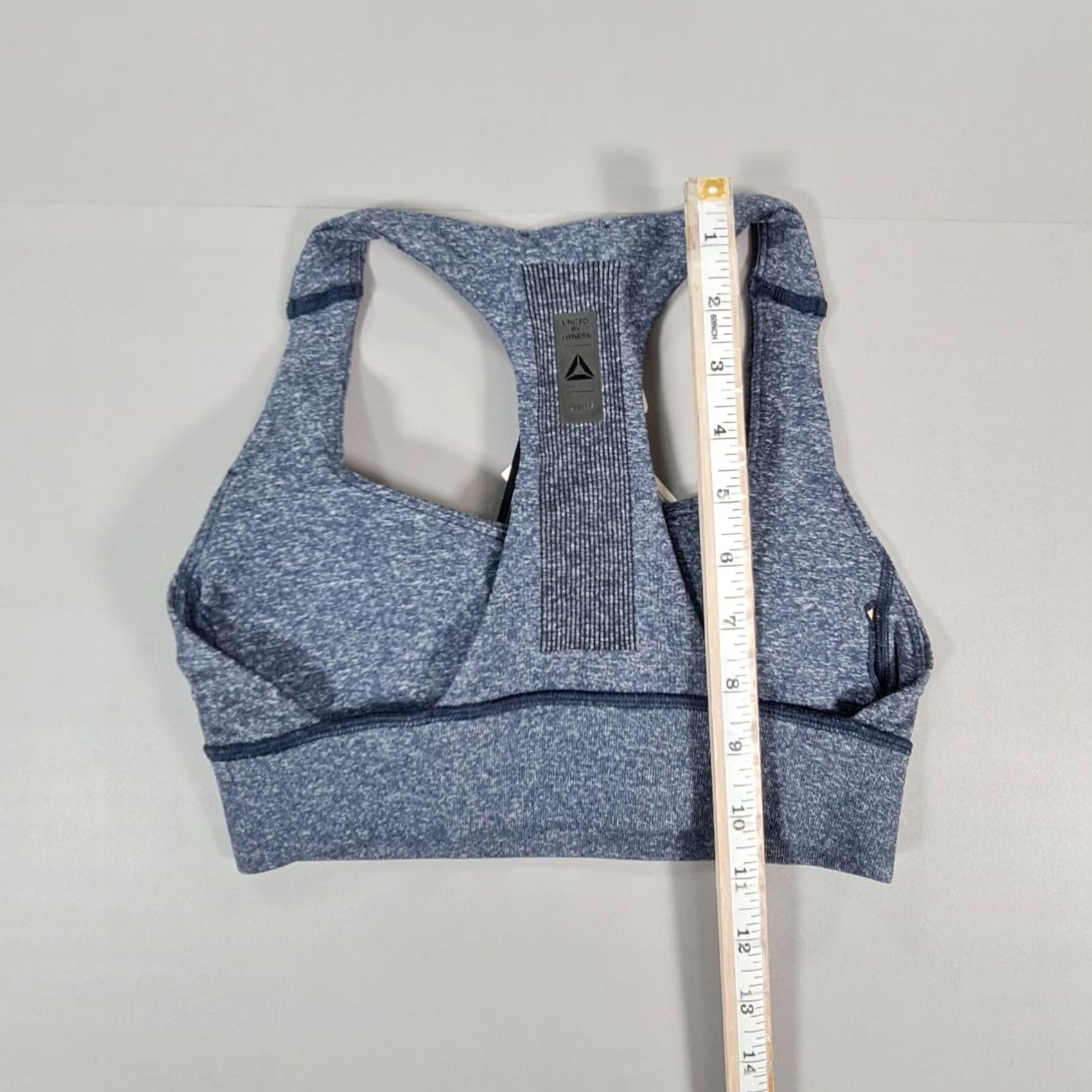 Reebok Reebok Womens Sports Bra Blue XS Racerback Myoknit Size ONE SIZE - 5 Thumbnail