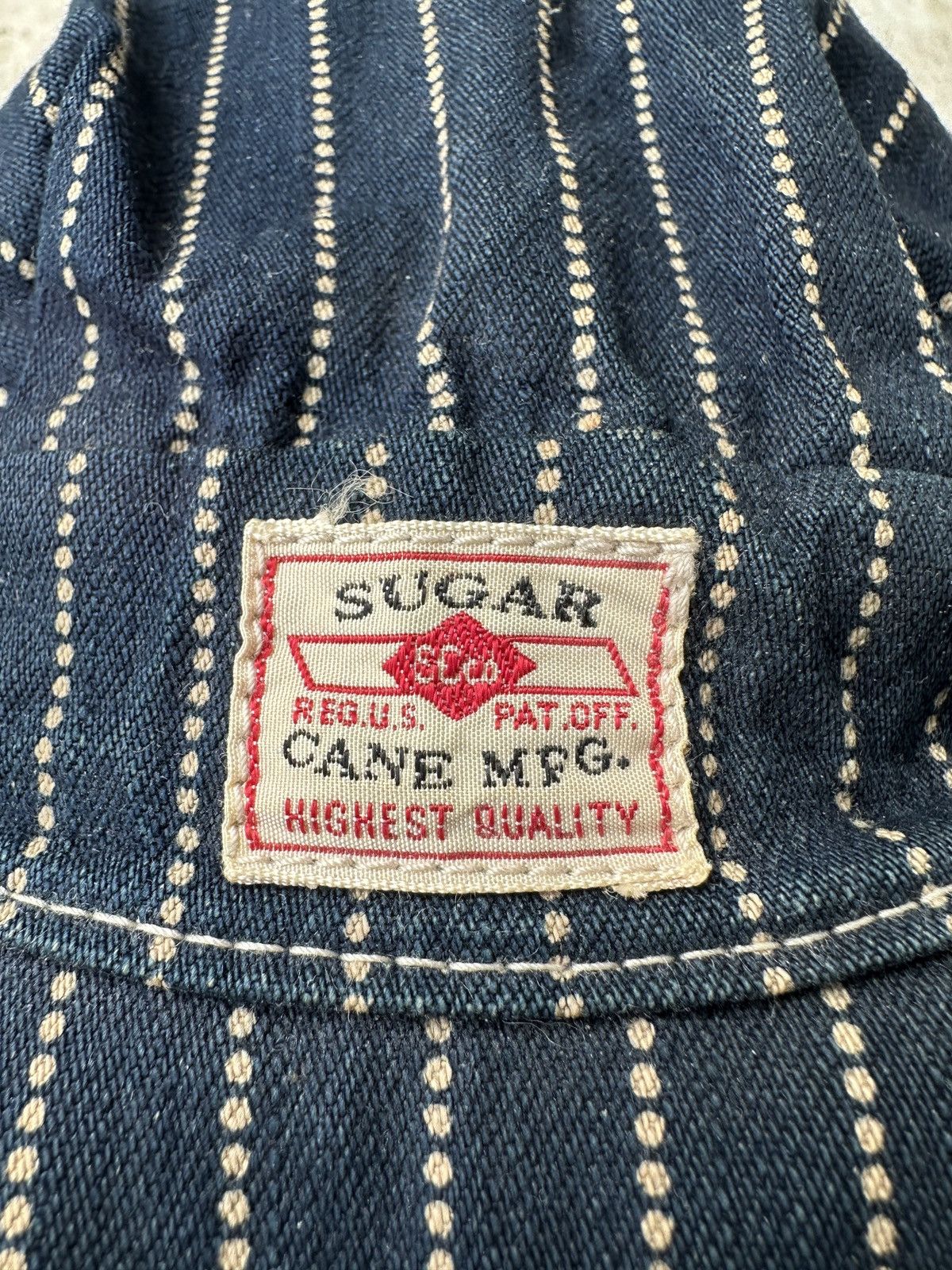 Sugar Cane Union Stifel Striped Newboys wabash conductor kountry cap Size ONE SIZE - 7 Thumbnail