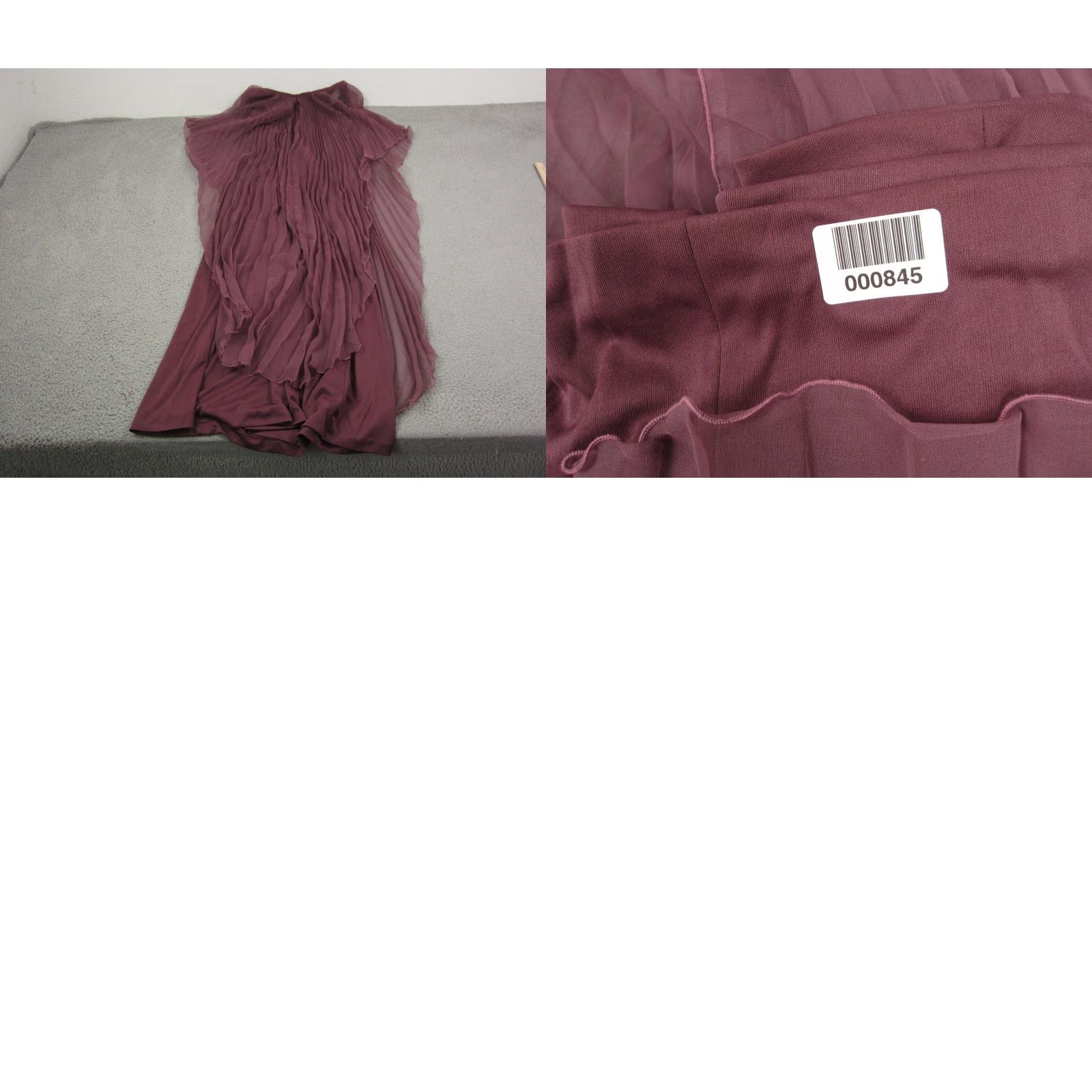 Vintage Vintage Lily Lynn Dress Womens 14.5 Red Chiffon Midi Pleated Sleeveless Crew Neck Lined 70s 80s 90s Retro/Classic Shift Dress Mens? Womens Size XL / US 12-14 / IT 48-50 - 9 Thumbnail