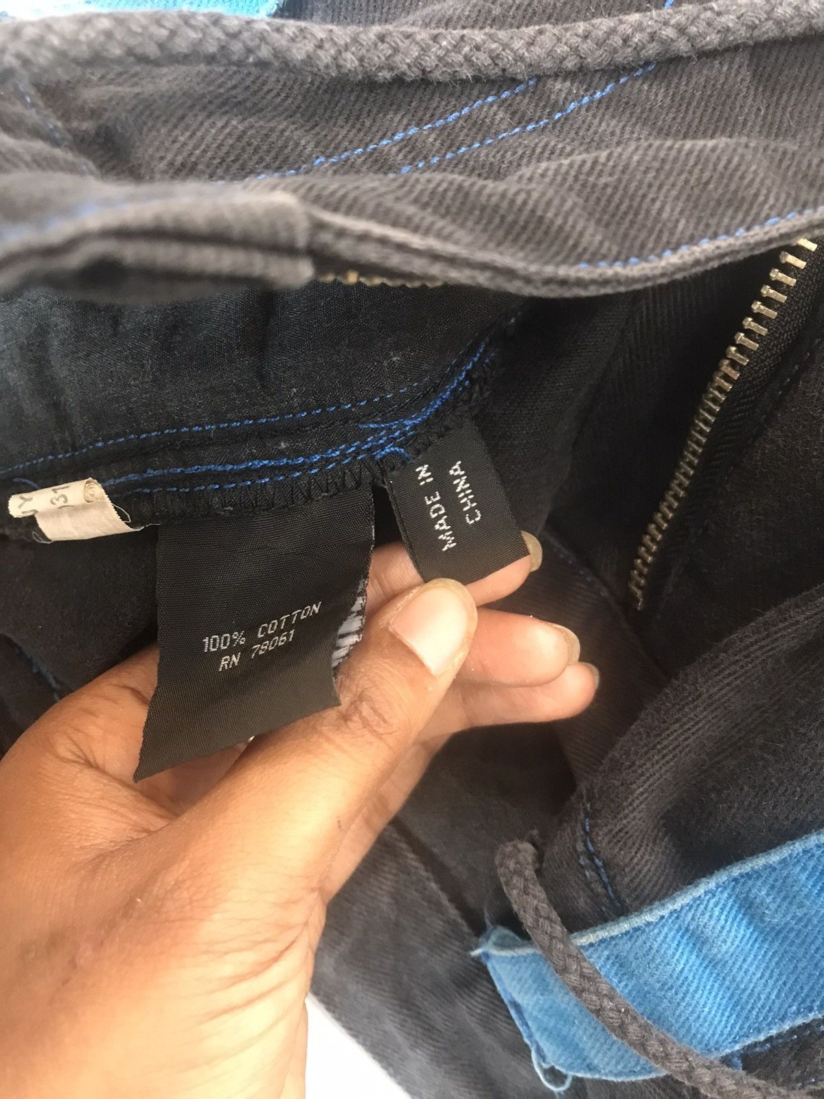 Tripp NYC × Vintage Vintage Tripp nyc adjustable waist skull pocket denim Size US 34 / EU 50 - 8 Thumbnail