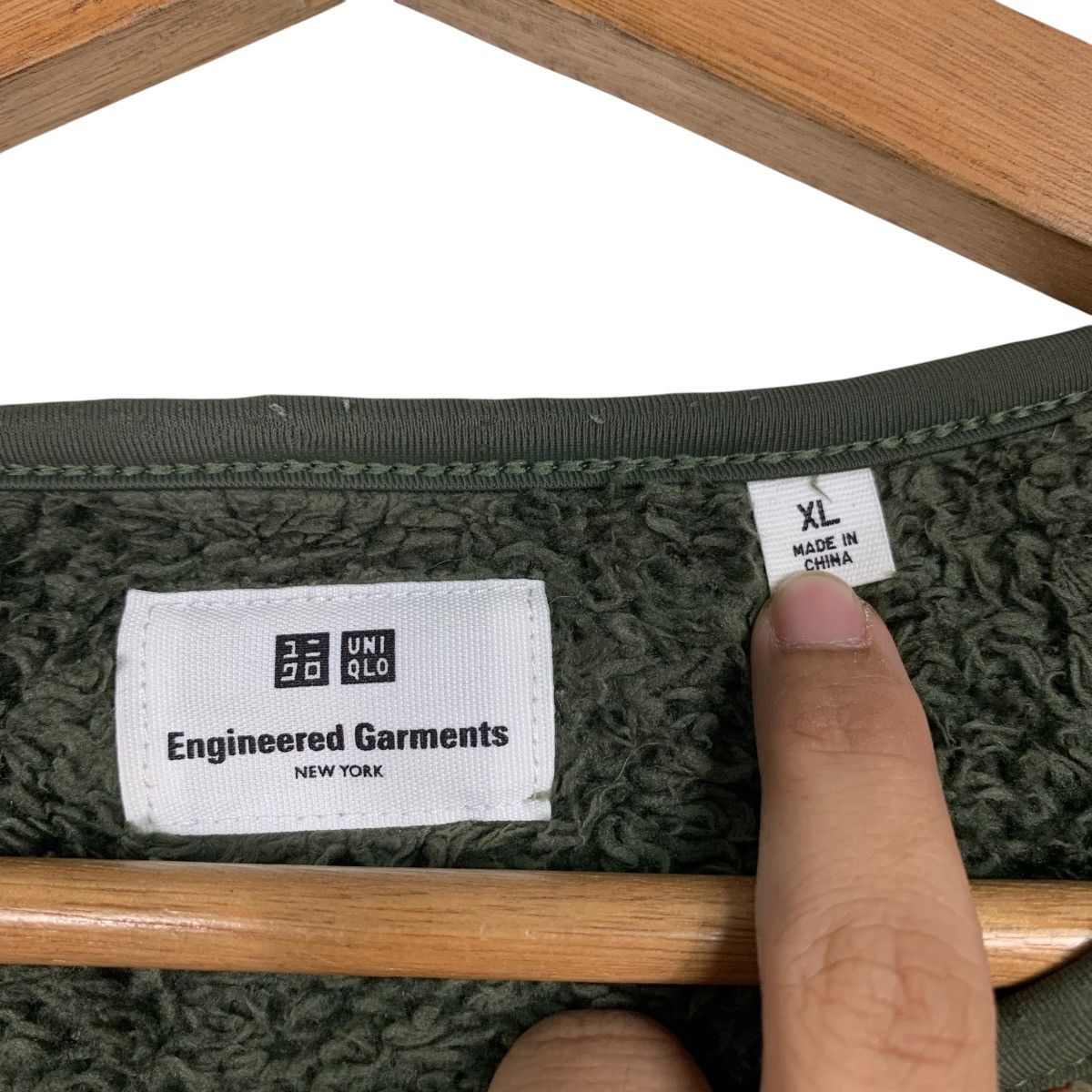 Engineered Garments × Uniqlo UNIQLO X ENGINEERED GARMENTS Pullover Fleece #1589-C71 Size US XL / EU 56 / 4 - 10 Thumbnail
