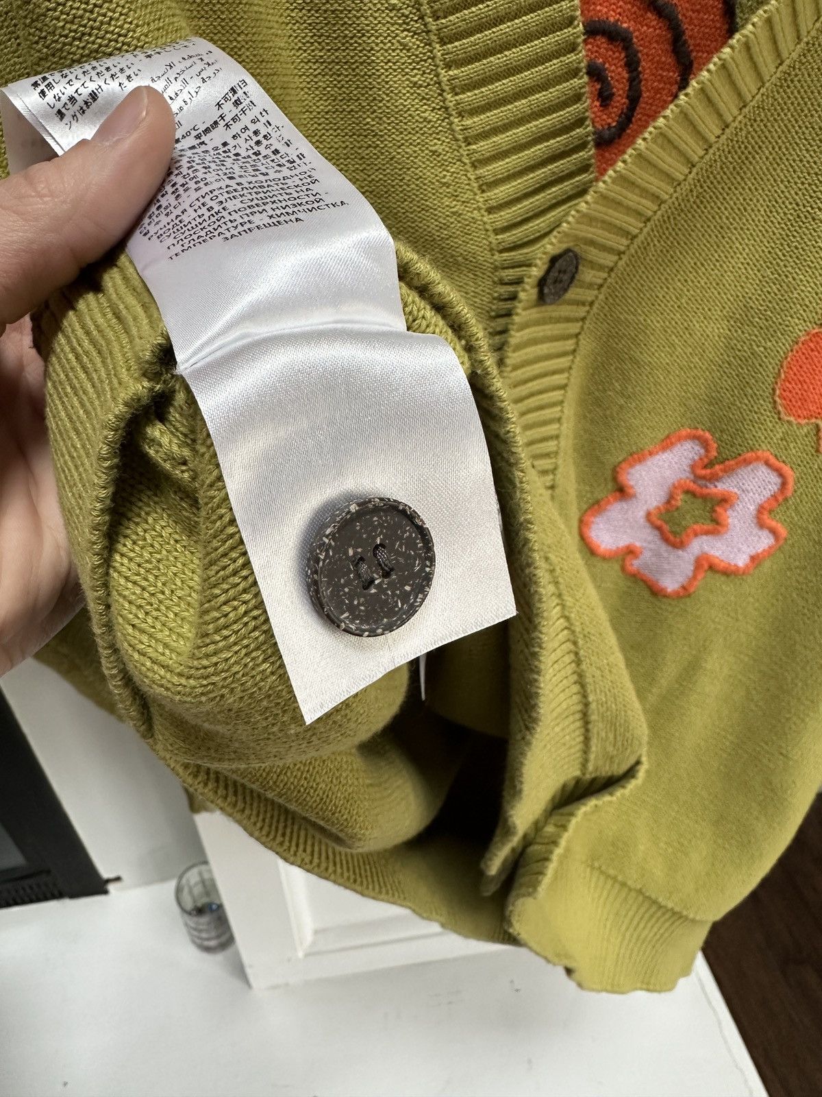 Alexander McQueen Grow Up Logo-Appliquéd Intarsia Cardigan Size US S / EU 44-46 / 1 - 13 Thumbnail