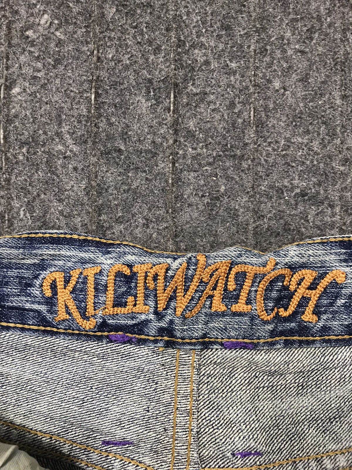 Japanese Brand Hype Kili Watch Cyber Punk Denim Jeans Size US 29 - 6 Thumbnail