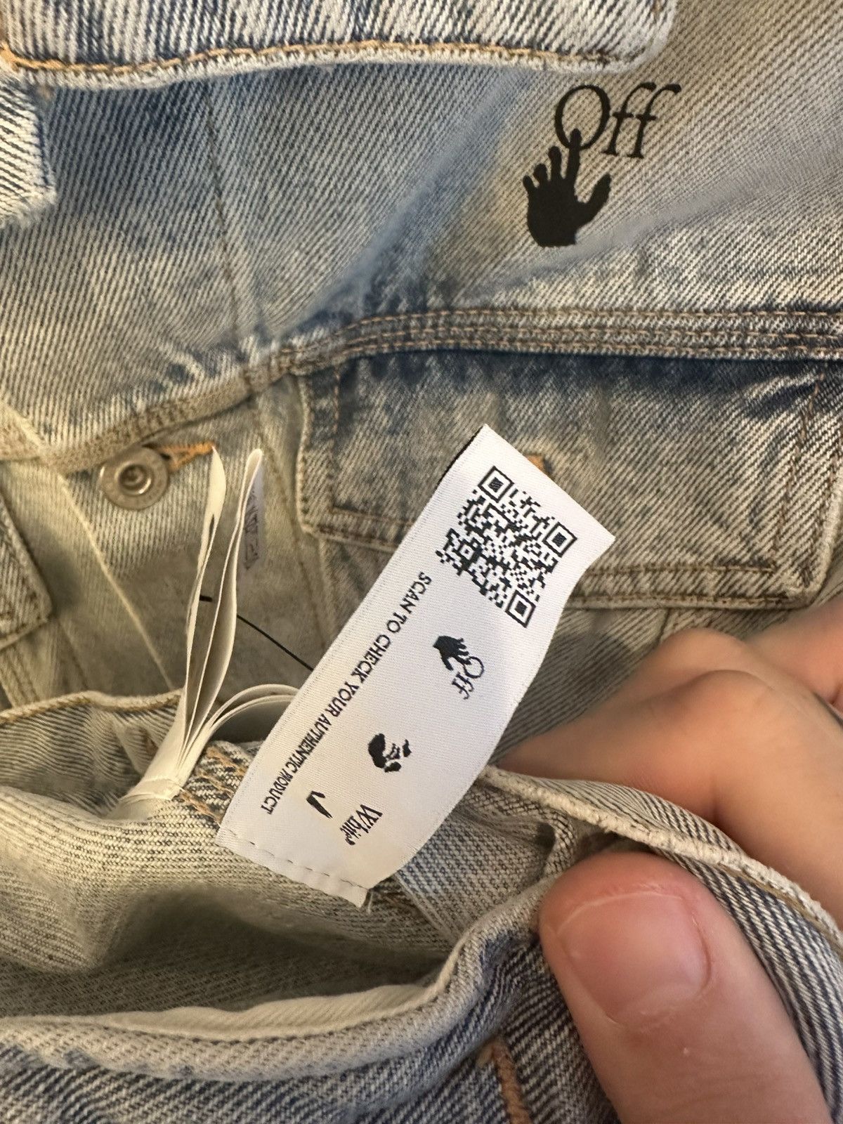 Off-White Off-White Mona Lisa Denim Jacket Size US L / EU 52-54 / 3 - 13 Thumbnail