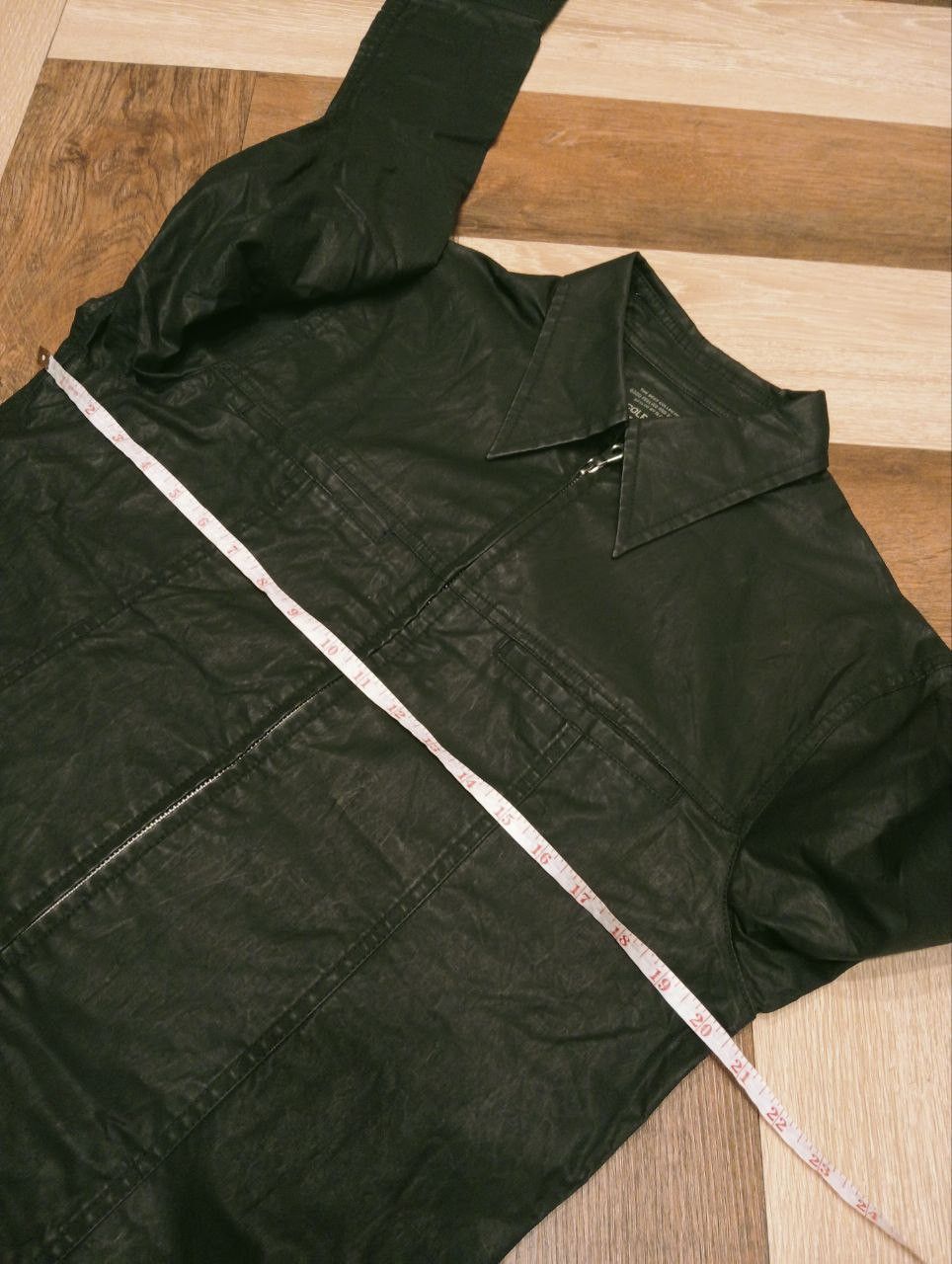Nicole Club NICOLE CLUB JAPAN WAXED ZIPPER SHIRT - SIZE 48 Size US M / EU 48-50 / 2 - 14 Thumbnail