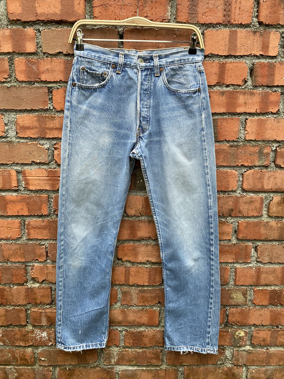 Levi's × Levi's Vintage Clothing × Vintage W29x28 vintage levi's 90s 501 made in USA Size US 29 - 1 Thumbnail