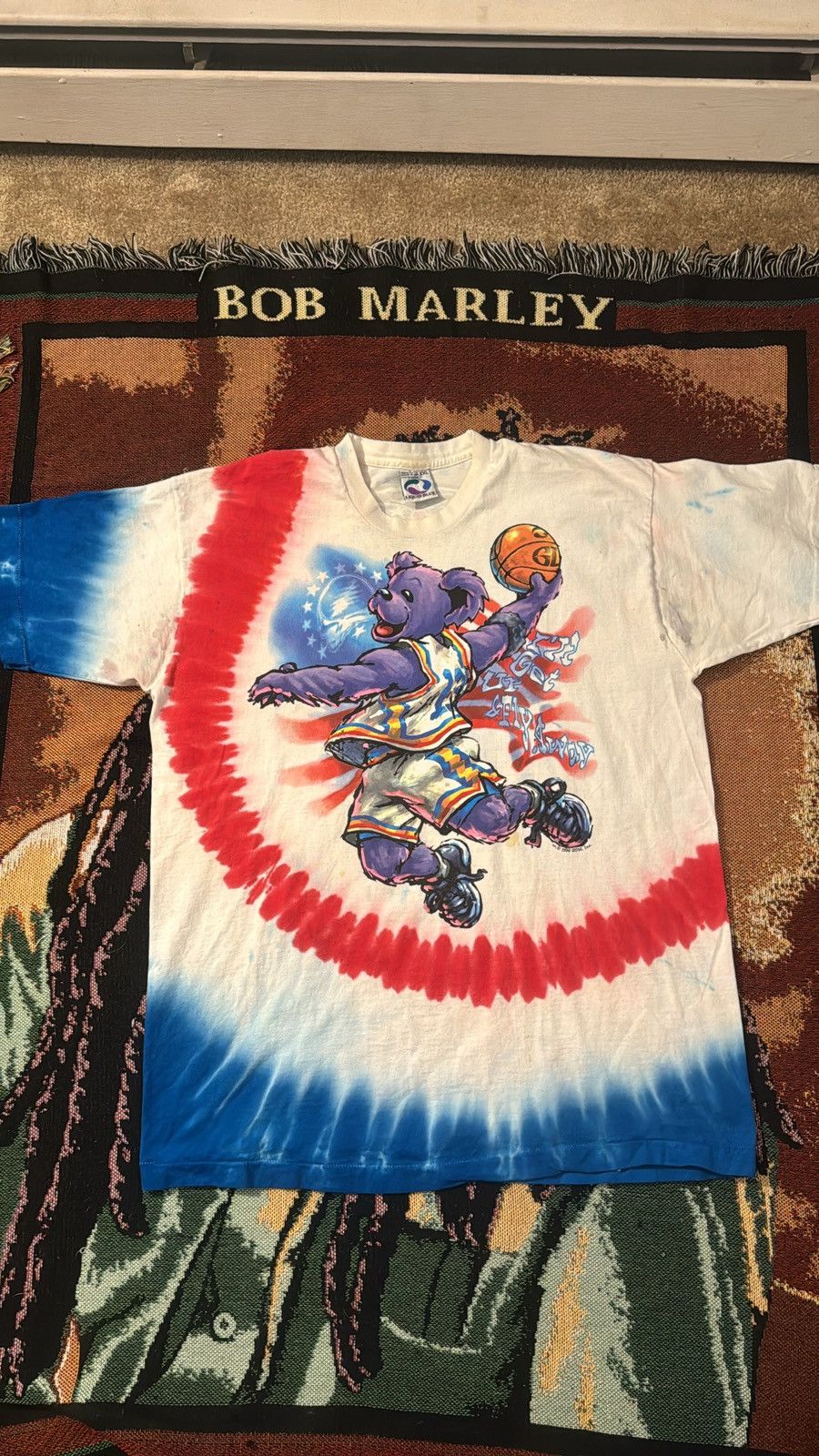 image of Vintage 1996 Grateful Dead Basketball Tshirt!, Men's (Size 2XL)