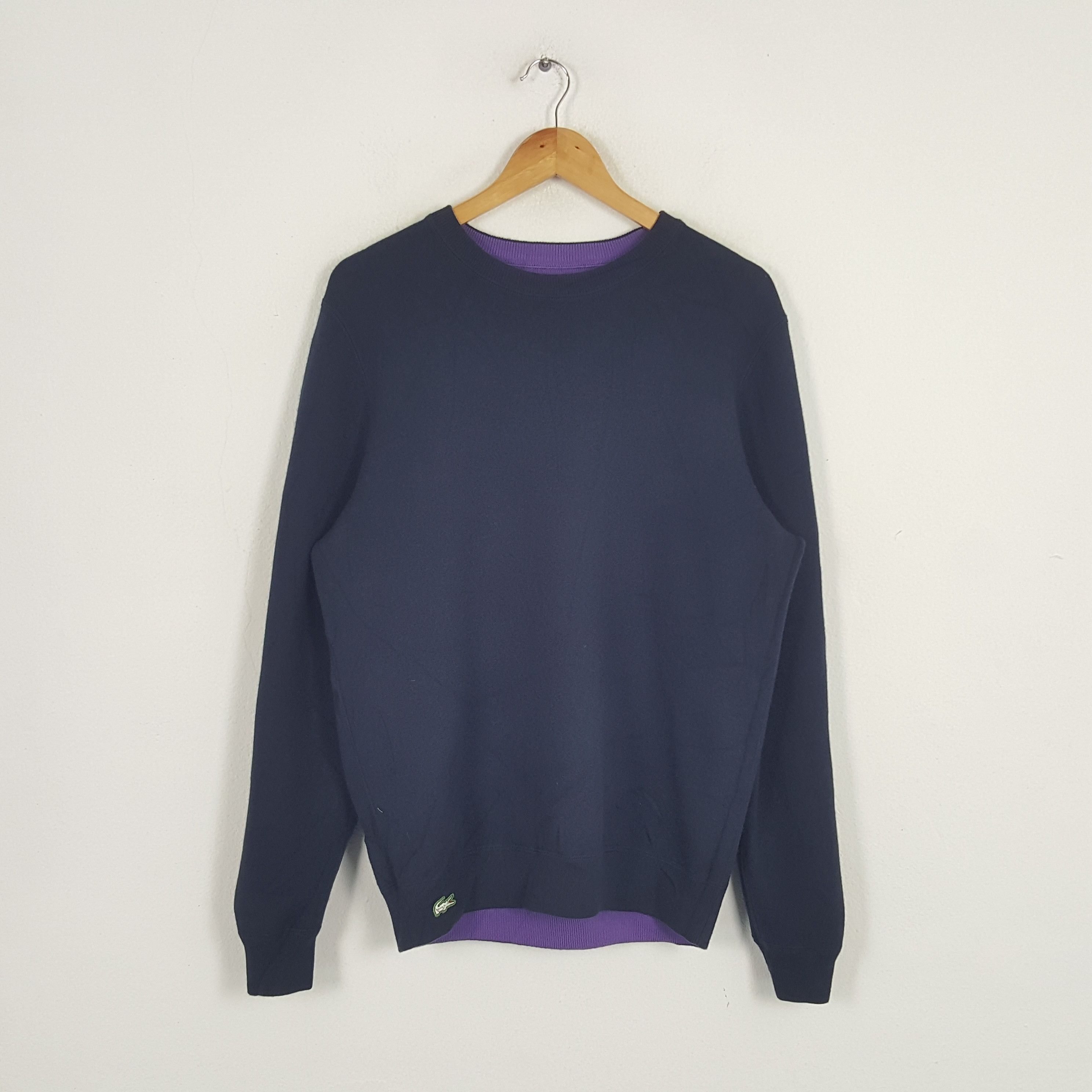 Lacoste × Vintage Vintage Lacoste Italian Brand Reversible Sweatshirts Size US M / EU 48-50 / 2 - 1 Thumbnail