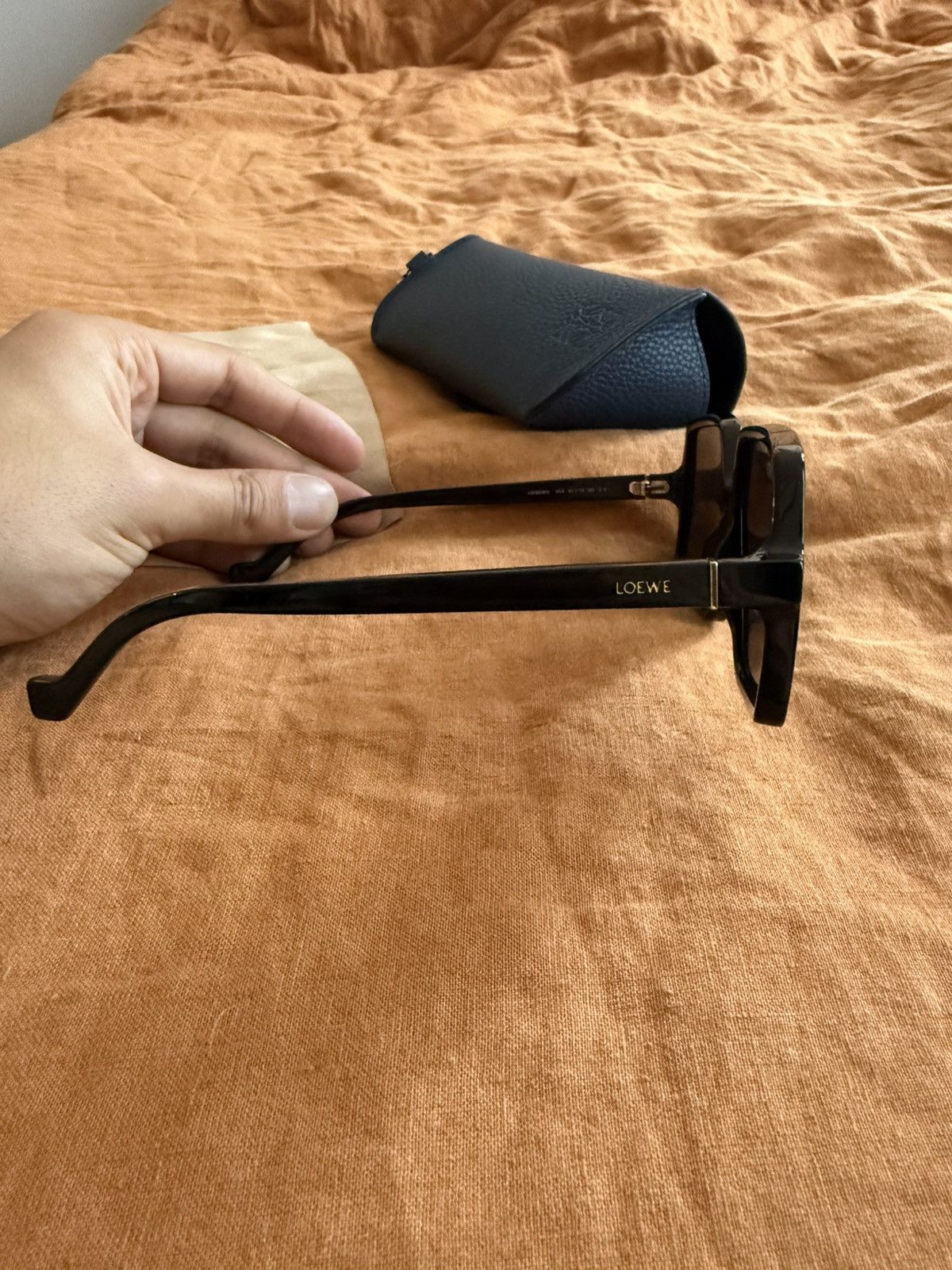 Loewe Loewe Hexagonal Sunglasses - BLACK Size ONE SIZE - 5 Thumbnail