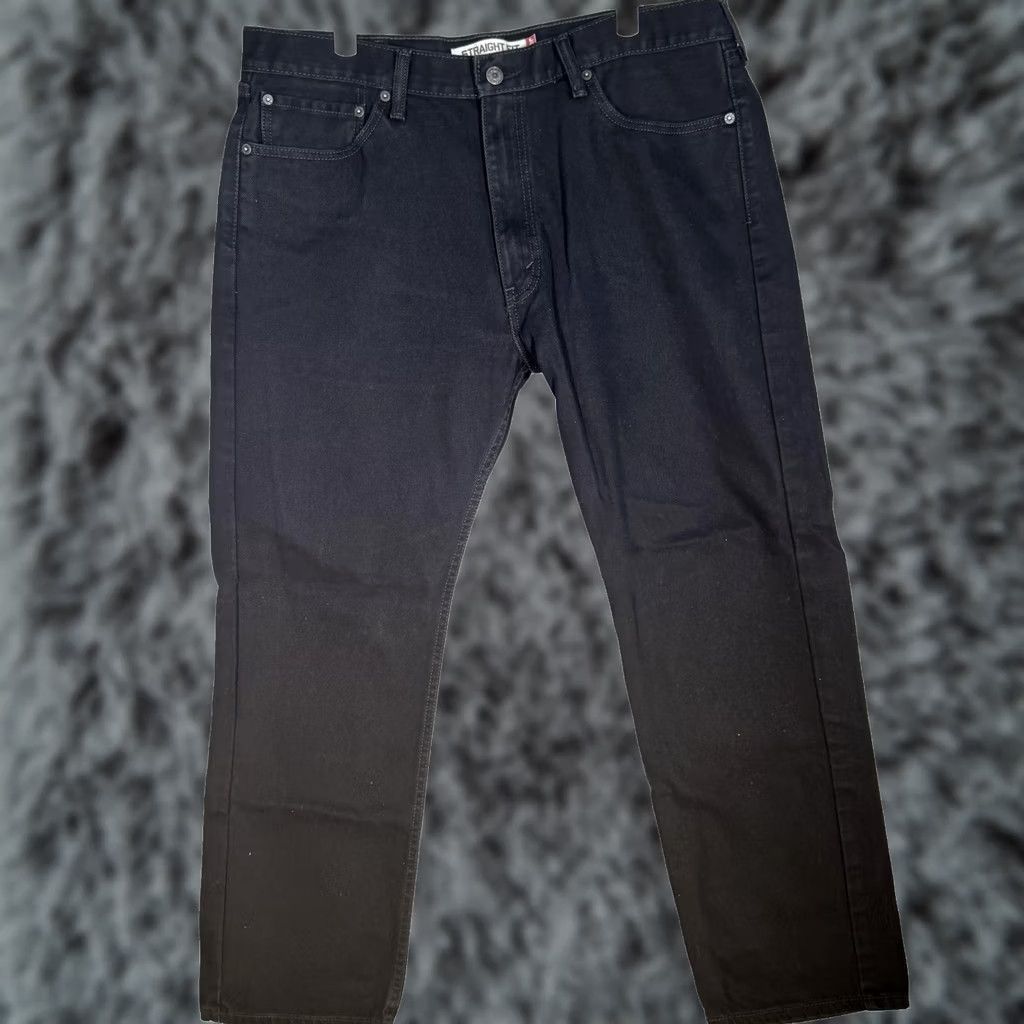 Levi's VINTAGE Levis 505 Jeans Mens 38x32 Black Denim Straight Leg 5 Pocket Jeans Size US 38 / EU 54 - 1 Thumbnail