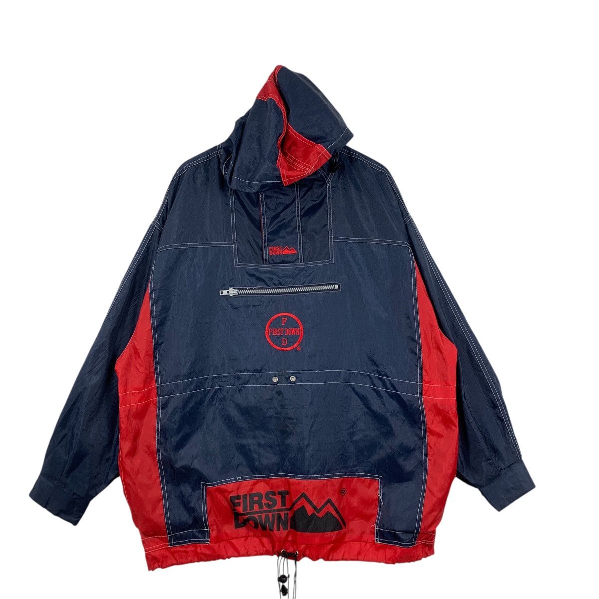 Vintage Vintage FIRST DOWN USA Anorak Outdoor Technical Jacket Size US L / EU 52-54 / 3 - 3 Thumbnail