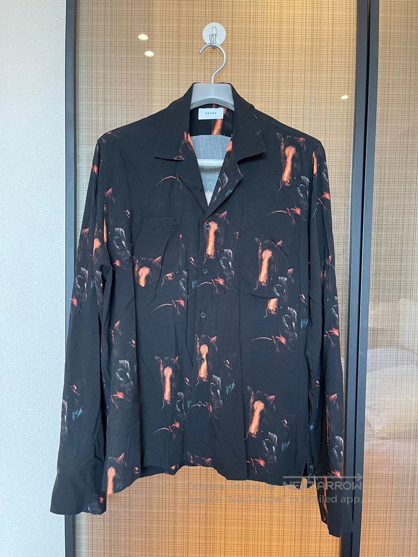 Rhude RHUDE Men's Horse Print Shirt. Size US M / EU 48-50 / 2 - 1 Thumbnail