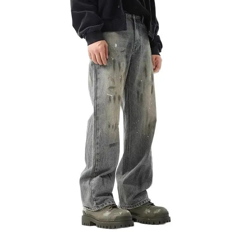 Japanese Brand × Jean Retro high street casual loose jeans Size US 32 / EU 48 - 2 Thumbnail