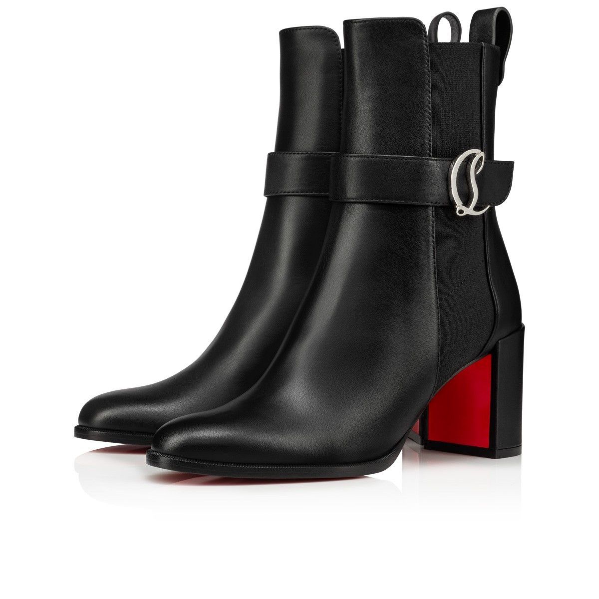 Christian Louboutin cl chelsea booty 70mm black Size US 11 / IT 41 - 1 Thumbnail