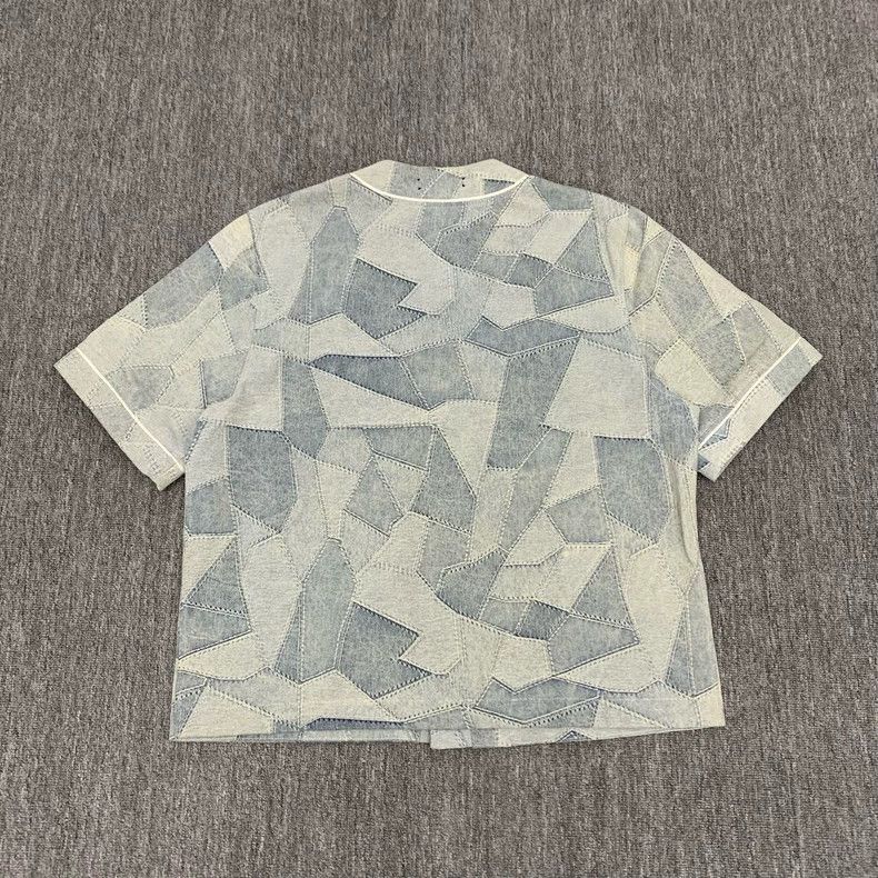 Amiri Amiri blue denim shirt short-sleeved Size US XL / EU 56 / 4 - 2 Thumbnail