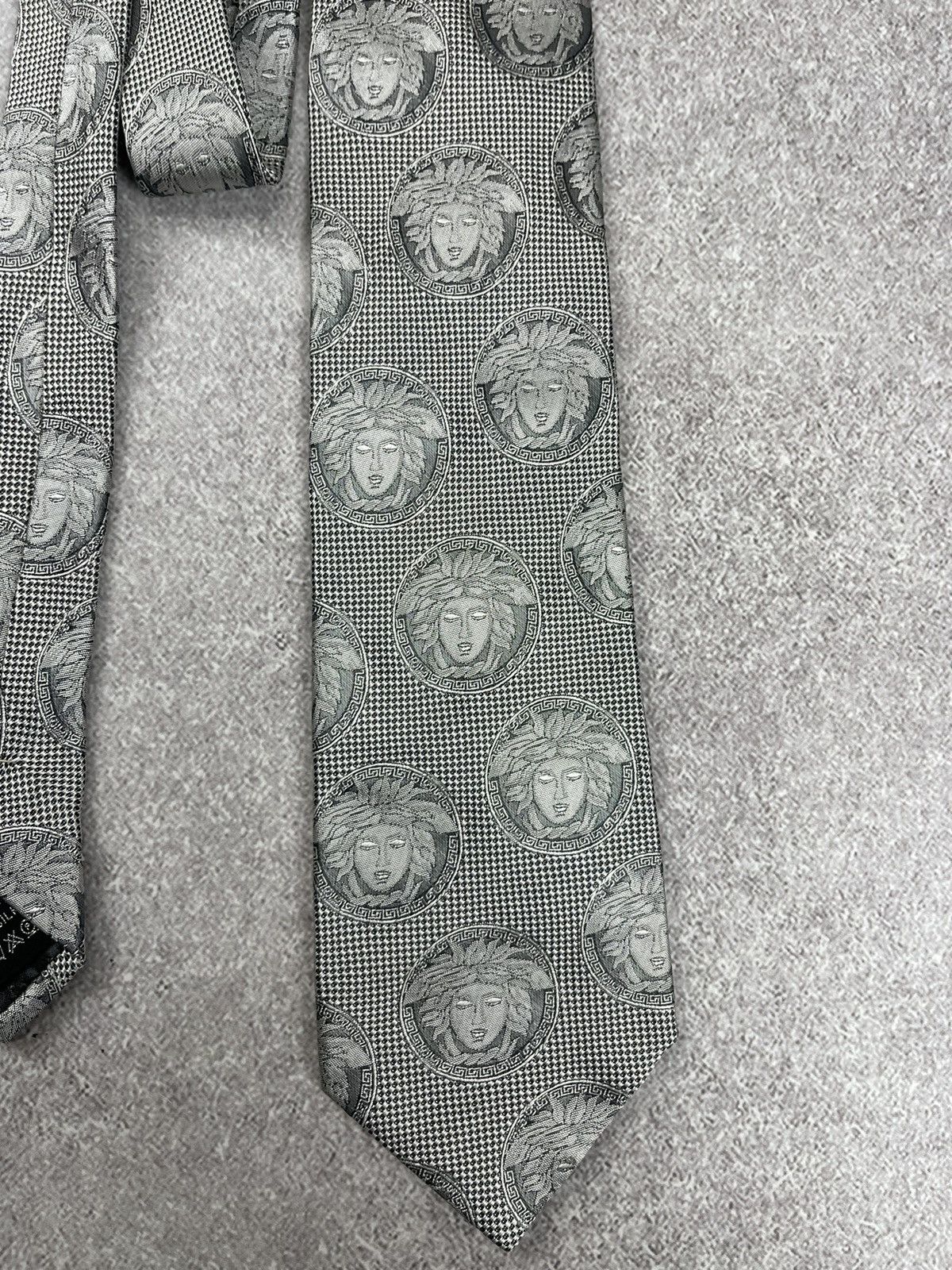 Versace × Vintage Vintage Gianni Versace Monogram Silk Tie Size ONE SIZE - 5 Thumbnail