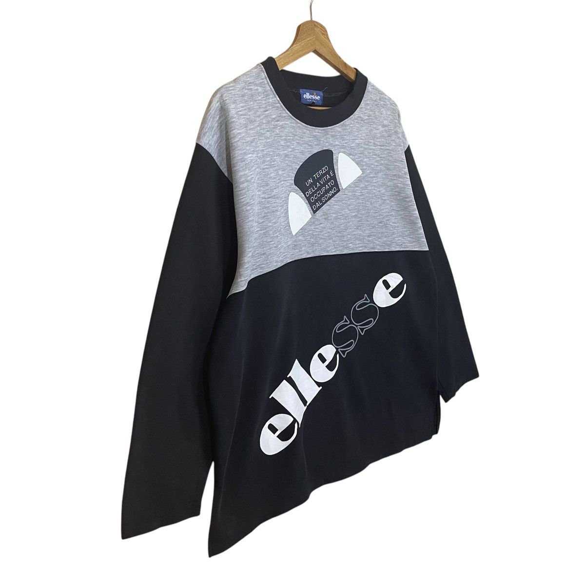 Ellesse Vintage 90’s Ellesse Big Logo Spellout Crewneck Sweater Size US L / EU 52-54 / 3 - 2 Thumbnail