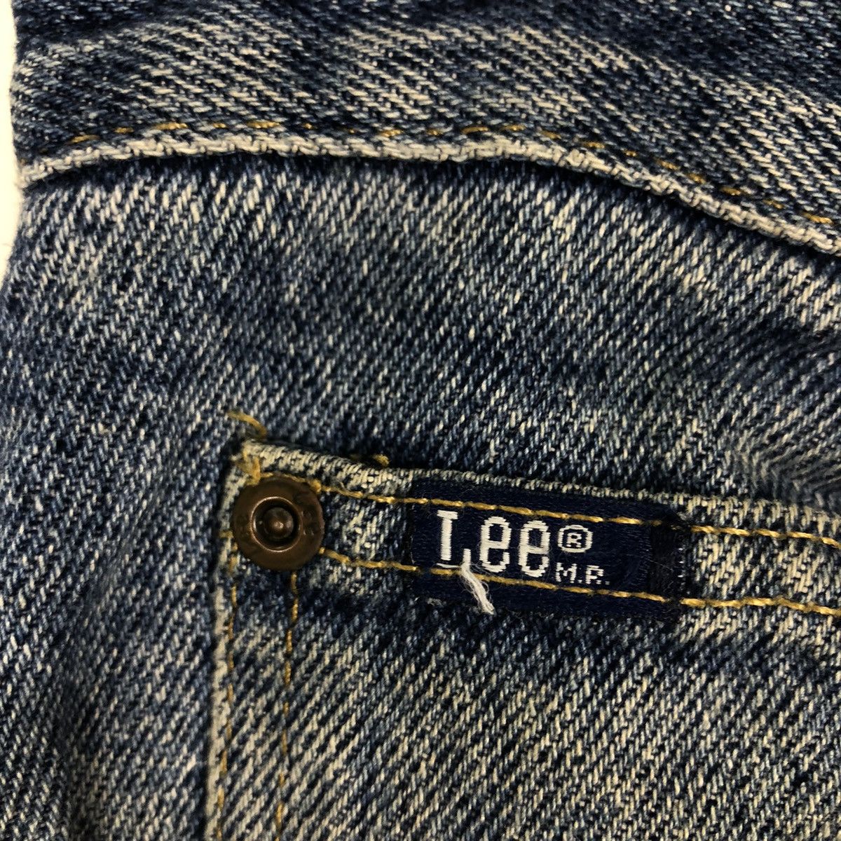 Lee 🔥Rare Distressed Denim Jeans Lee Usa Punk Design Size US 32 / EU 48 - 13 Thumbnail