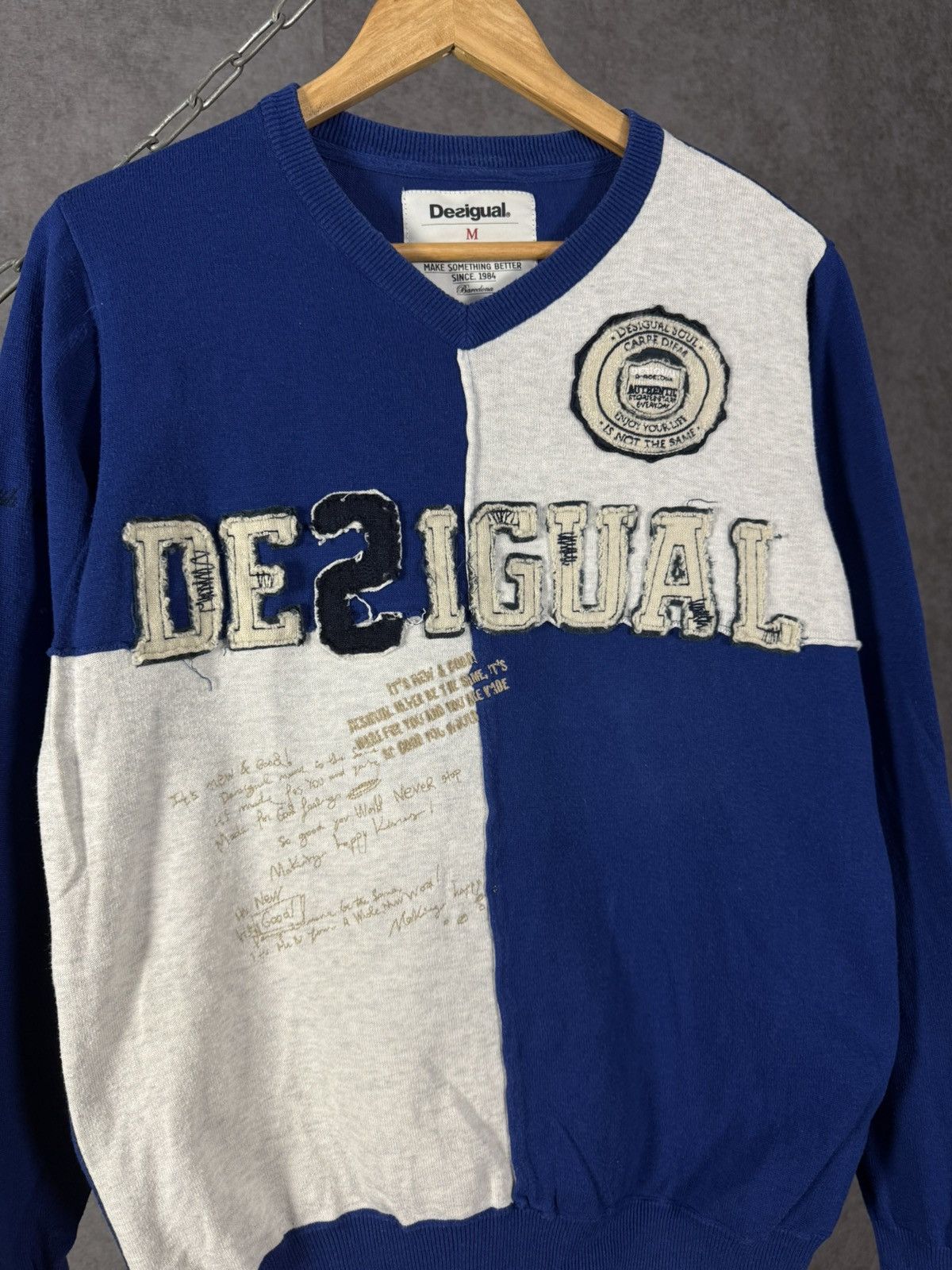 Desigual Desigual designer sweater Size US M / EU 48-50 / 2 - 3 Thumbnail