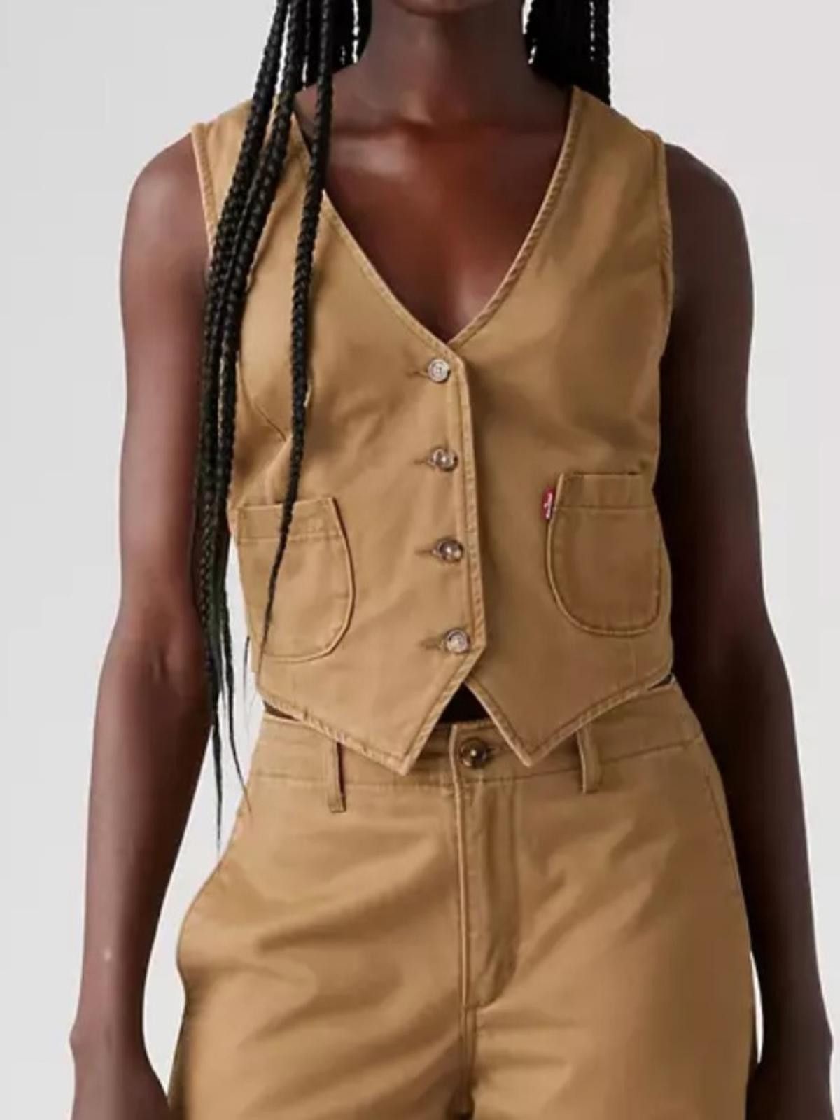 Levi's Levi’s Premium / Tailored Vest / Brown Size S / US 4 / IT 40 - 12 Thumbnail