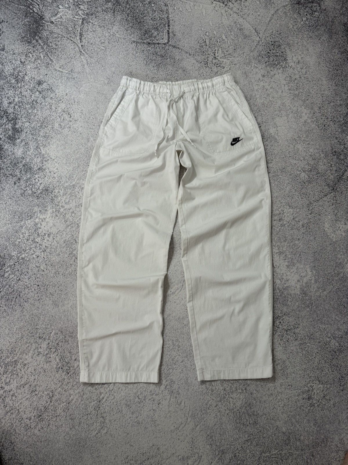 Nike × Vintage Vintage Nike Baggy Cotton Pants Junya Watanabe Style Y2K Size US 36 / EU 52 - 1 Thumbnail
