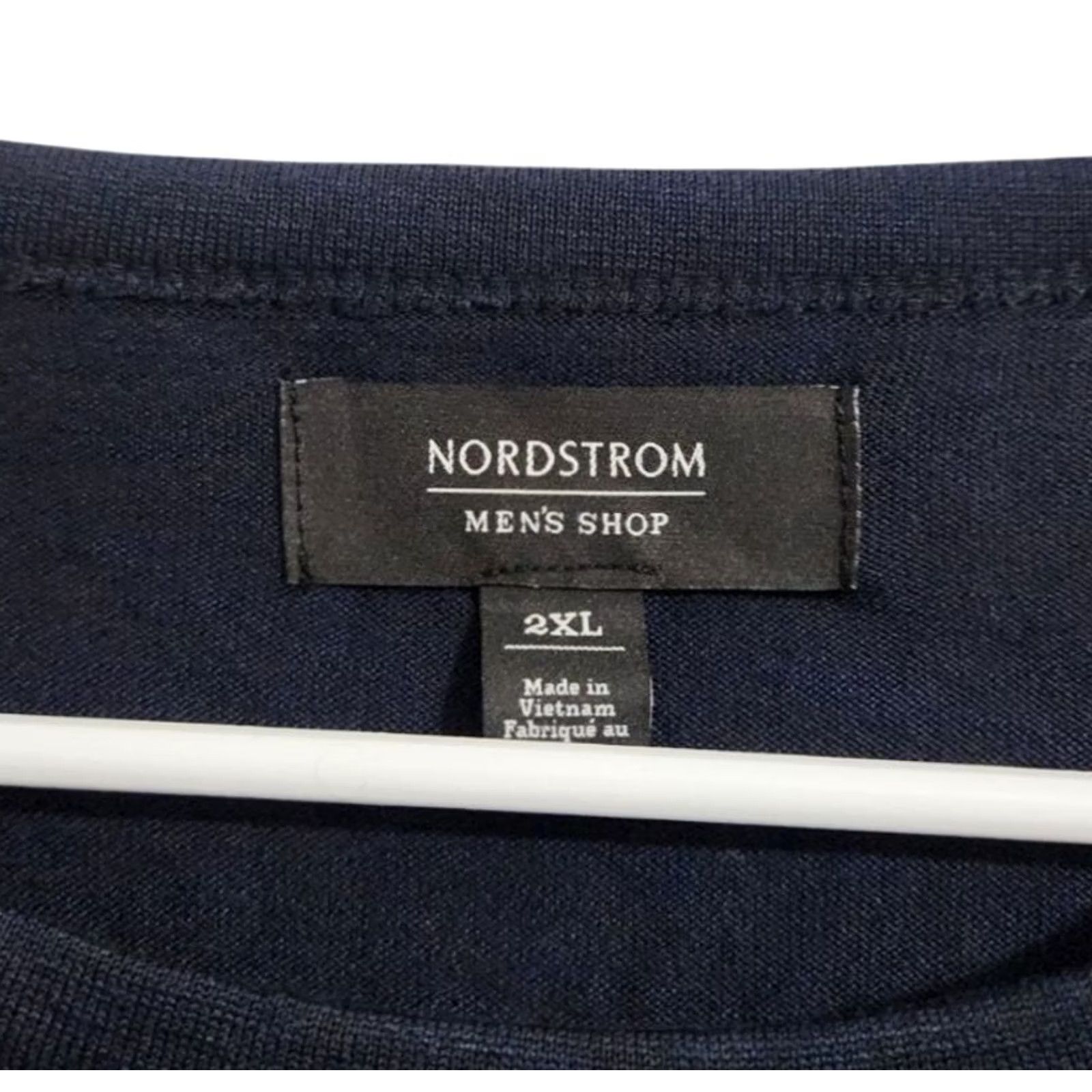 Nordstrom Nordstrom Sweater Shirt Mens 2XL Navy Blue Pullover Crew Neck Modal Polyester Knit Long Sleeve Size US XXL / EU 58 / 5 - 5 Thumbnail