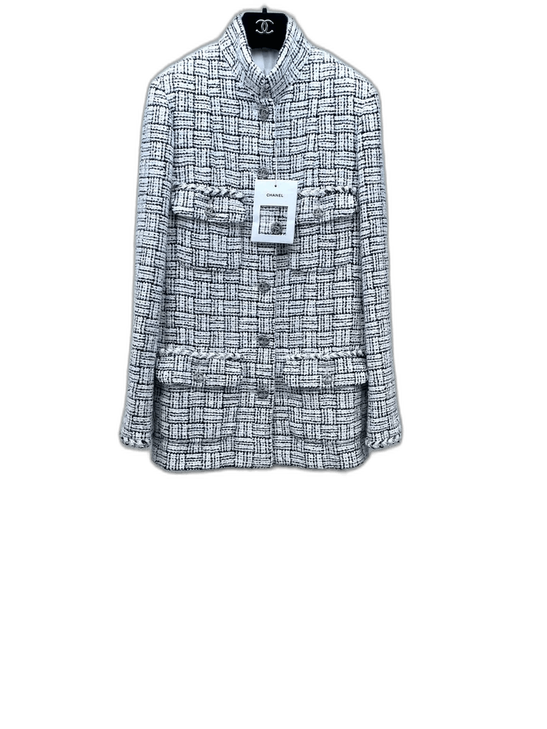 Chanel Chanel Tweed Jacket with Sequins Size US S / EU 44-46 / 1 - 1 Thumbnail