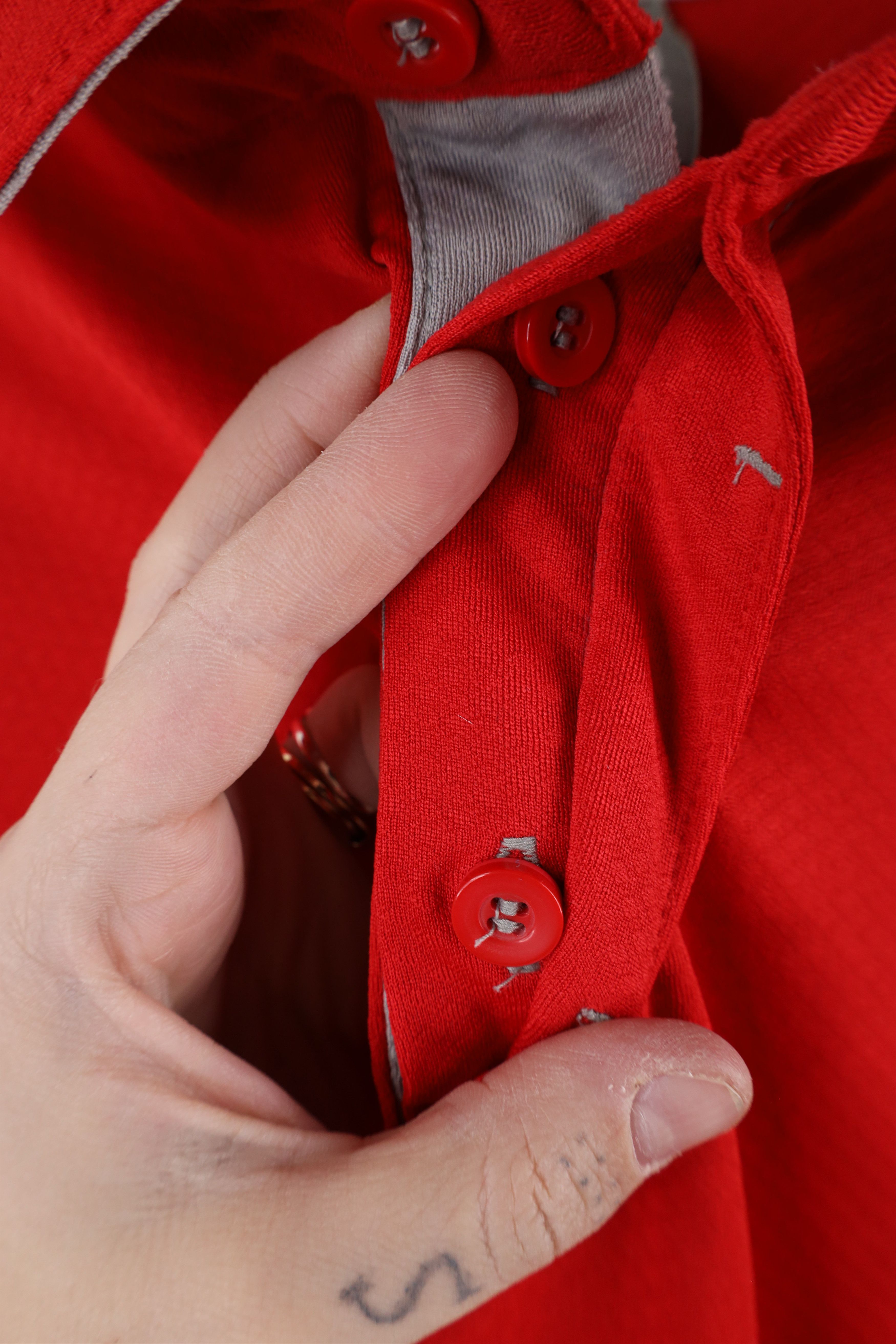 Nike × Vintage Vintage Nike Mini Swoosh Ohio State University Polo Shirt Size US XL / EU 56 / 4 - 8 Thumbnail