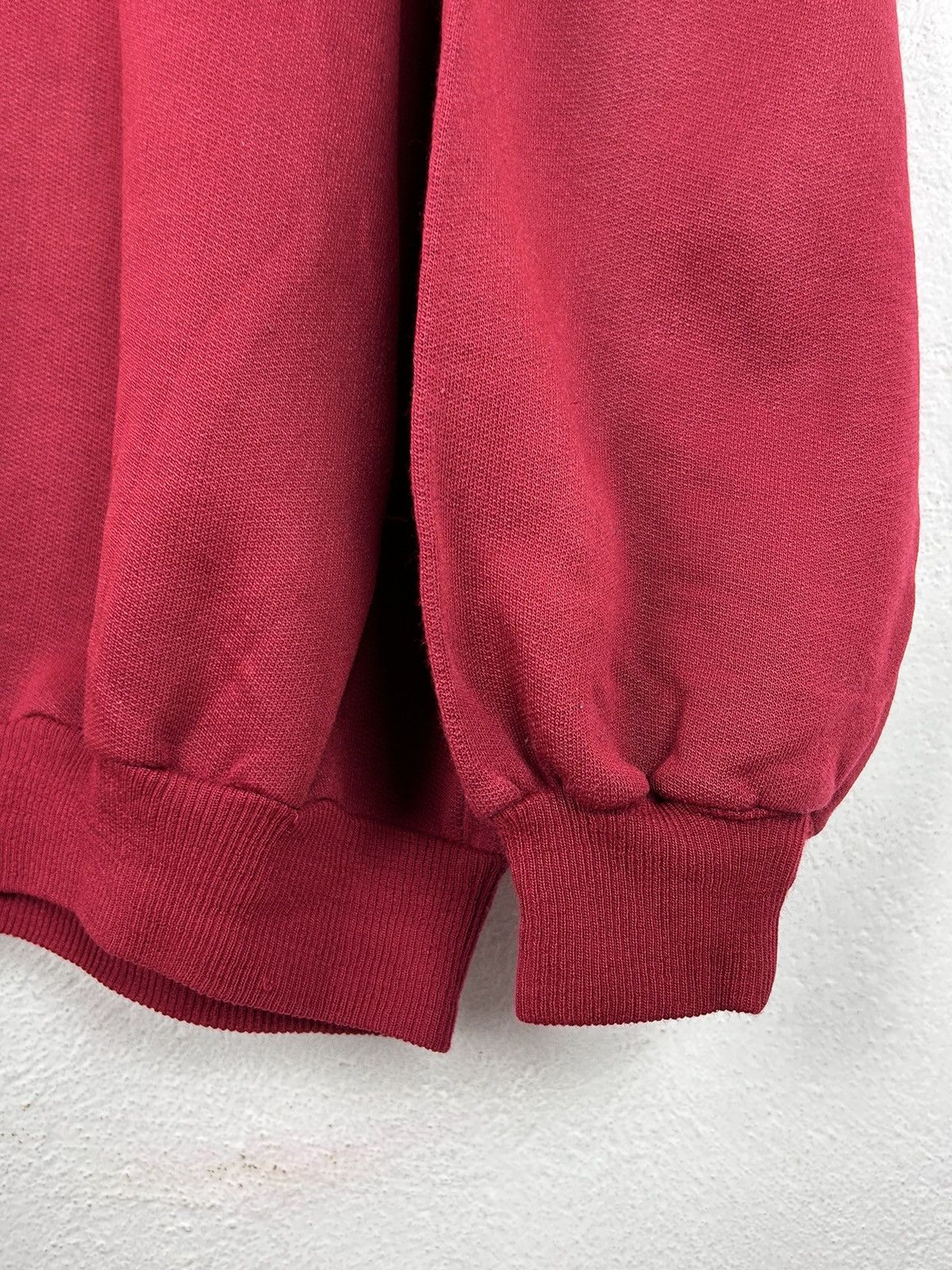 Vintage 80s Vintage Lock Haven University Sweatshirt Crewneck Red Size US XL / EU 56 / 4 - 4 Thumbnail
