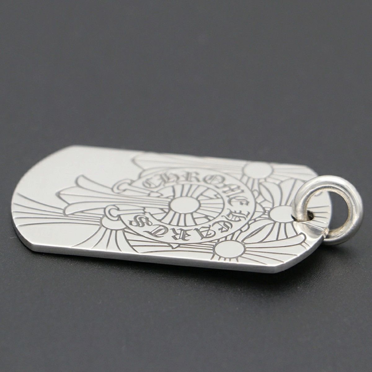 Chrome Hearts Chrome Hearts D Tag God Bless Dog Tag Necklace Size ONE SIZE - 4 Thumbnail