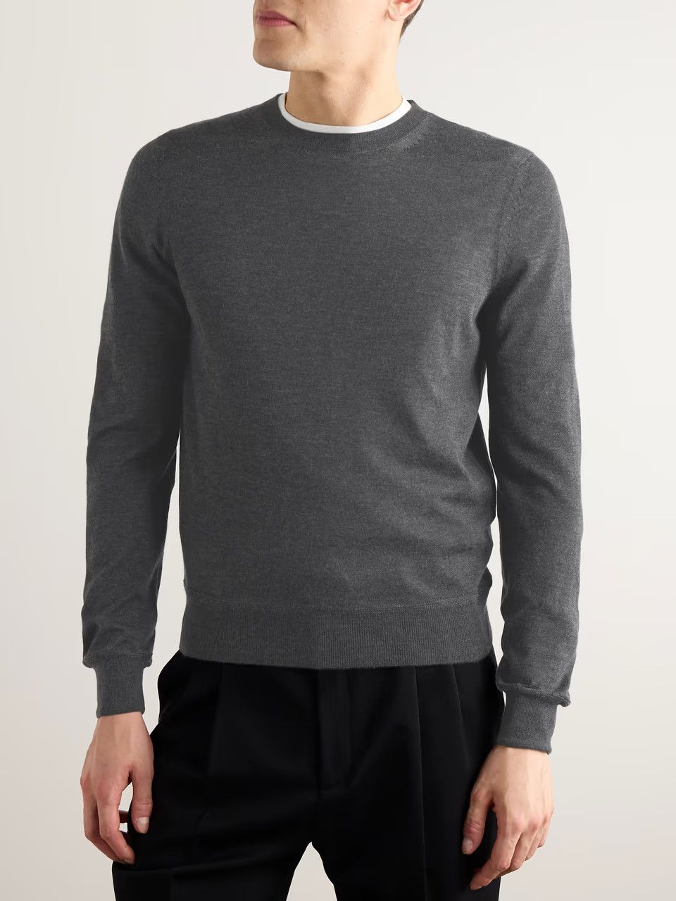 Tom Ford o1loc1c0325 TFK110 Sweater in Dark Grey Size US S / EU 44-46 / 1 - 3 Thumbnail