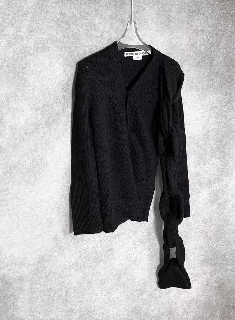 Comme des Garcons CDG buckle scarf knit cardigan sweater Size XS / US 0-2 / IT 36-38 - 3 Thumbnail