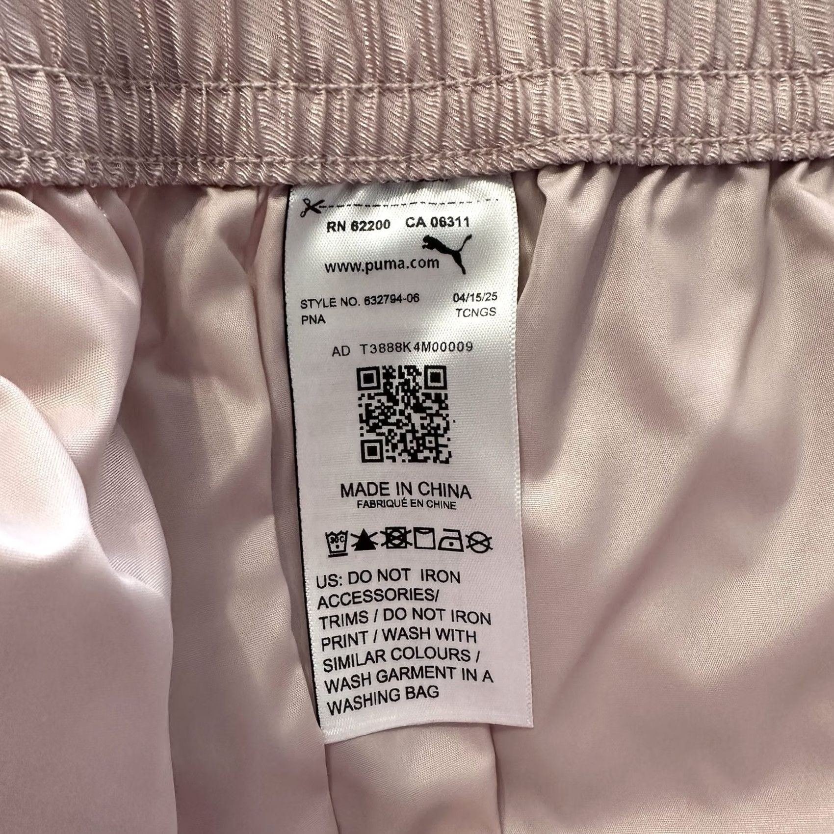 Puma Puma Scuderia Ferrari Premium Wide-Leg Pants Womens L Quilted Pink Mauve 632794 Size 36" / US 14 / IT 50 - 5 Thumbnail